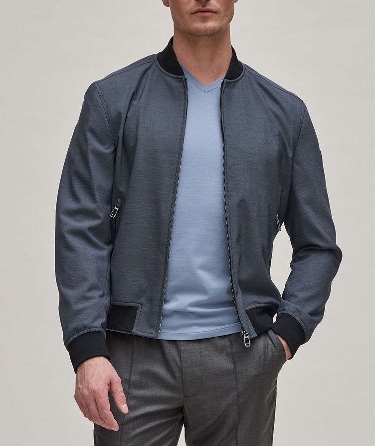 Indro Stretch-Fabric Bomber image 1