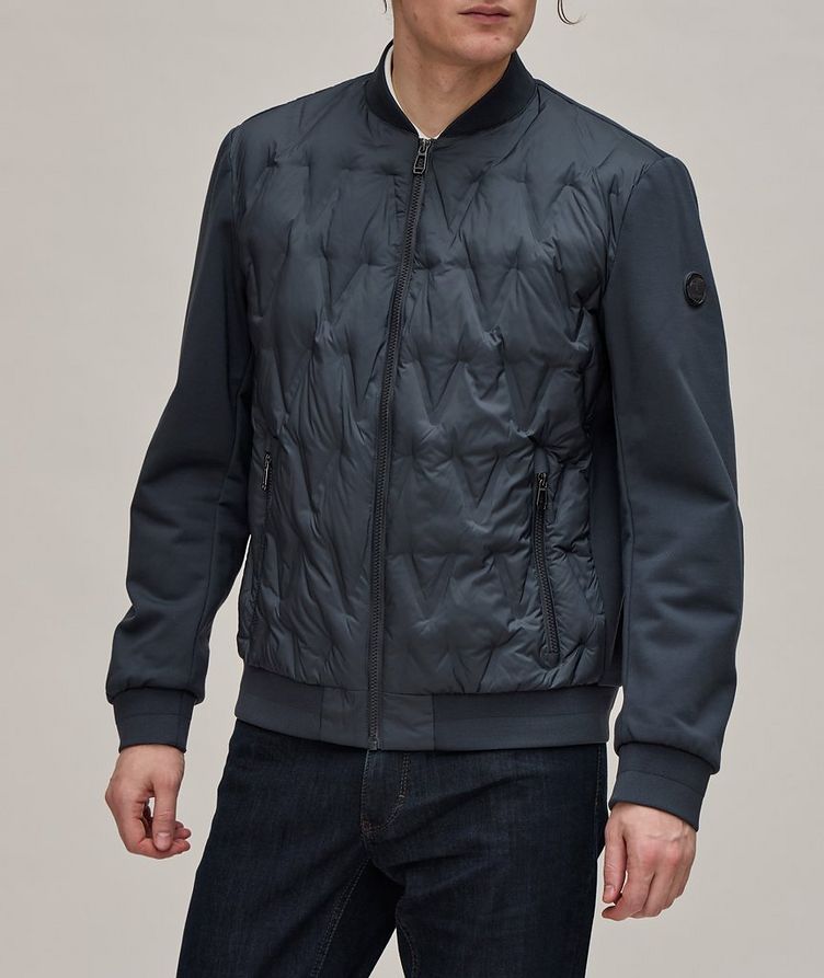 Pery Quilted Stretch-Viscose Bomber image 1