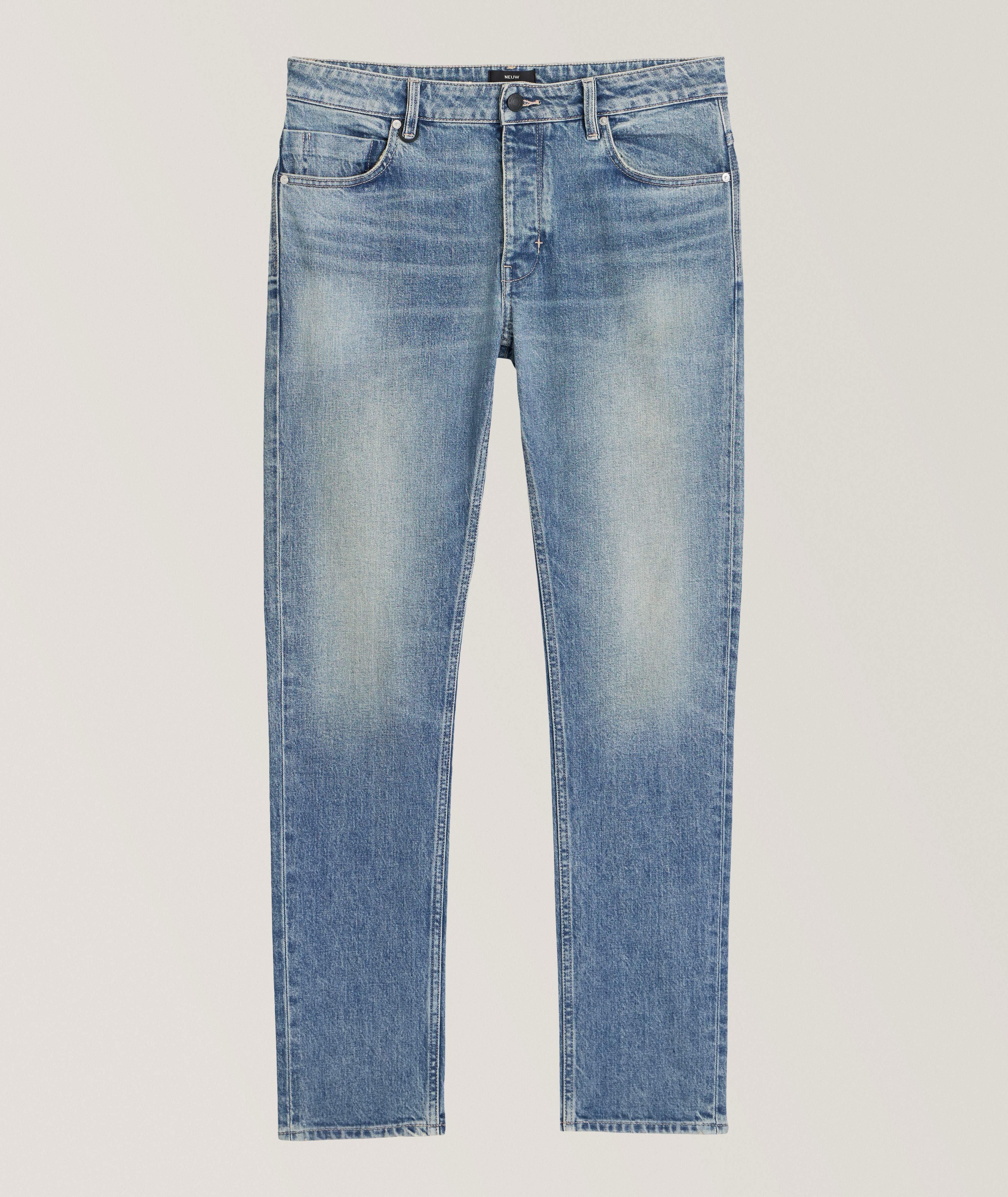 NEUW Lou Slim Alloy Cotton-Blend Jeans