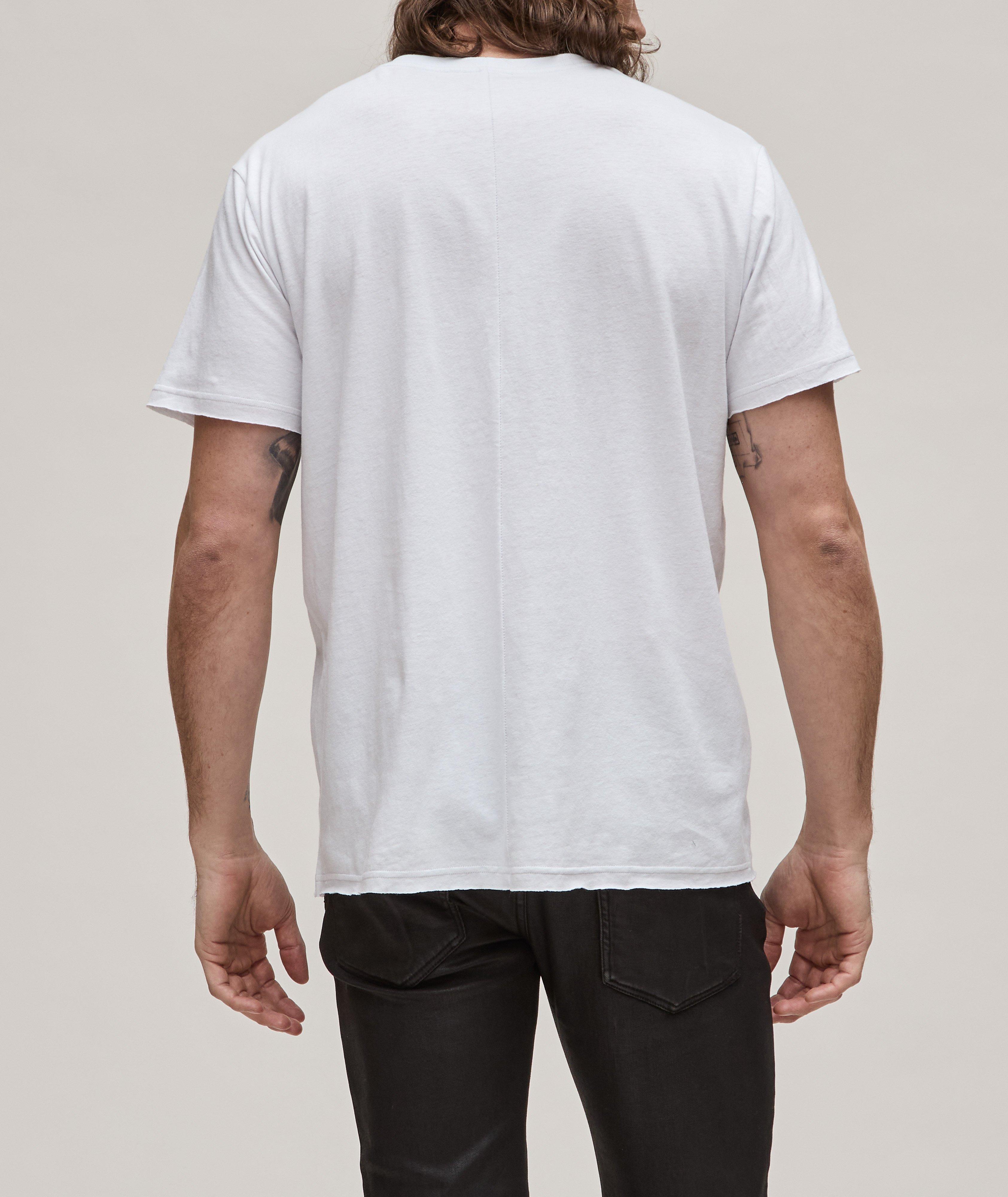 T-shirt en coton et en lin à détail de l’artiste Joris Graaf image 2