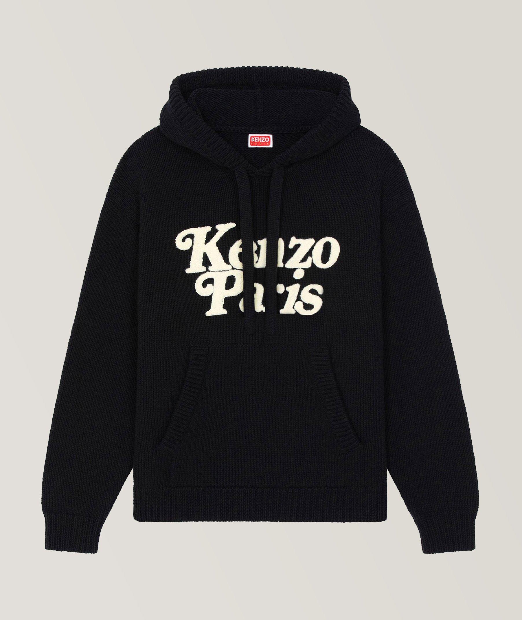 Verdy Collaboration Printed Logo Cotton Hooded Sweater image 0