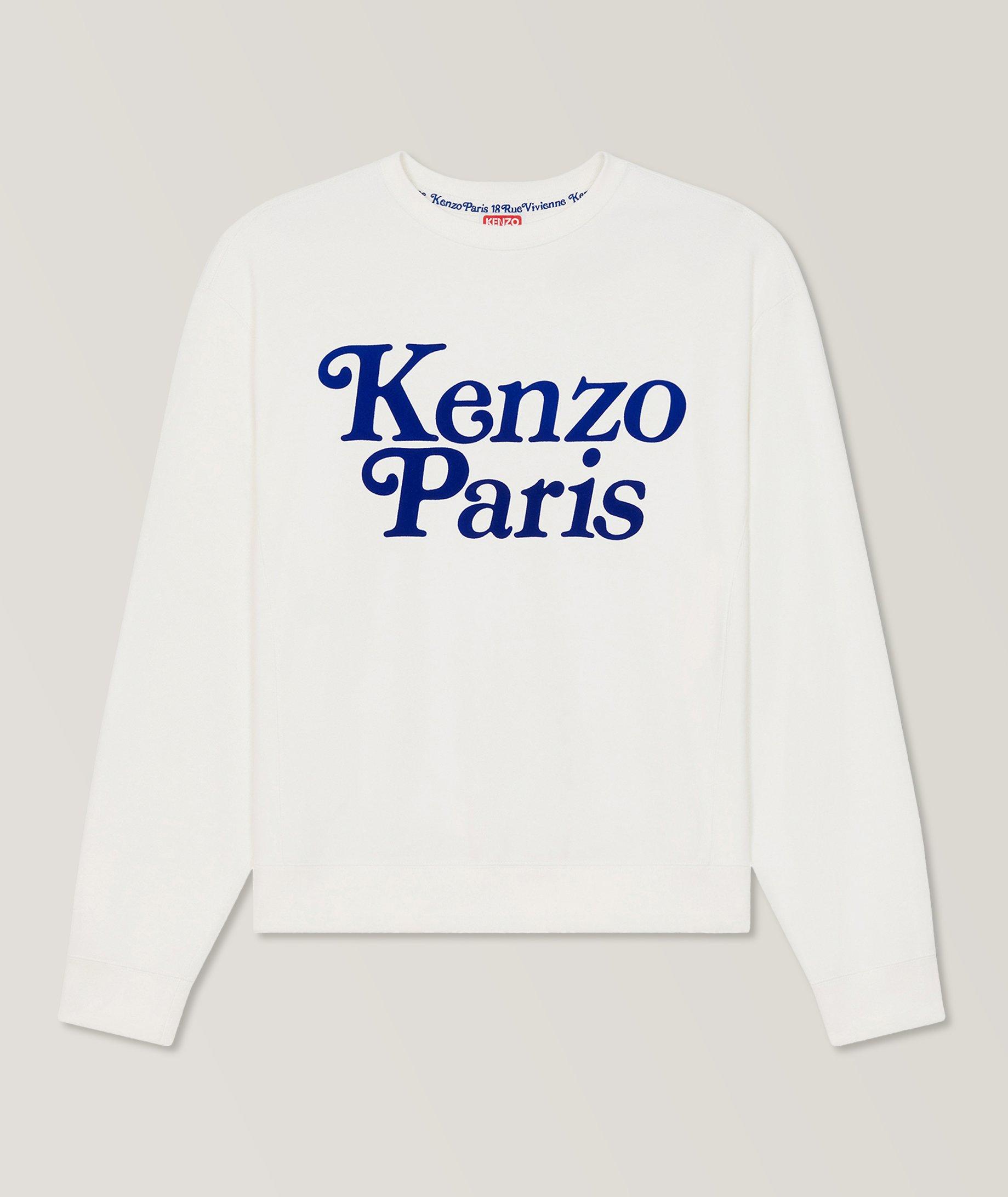 Kenzo Verdy Collaboration Printed Logo Cotton Crewneck Sweatshirt