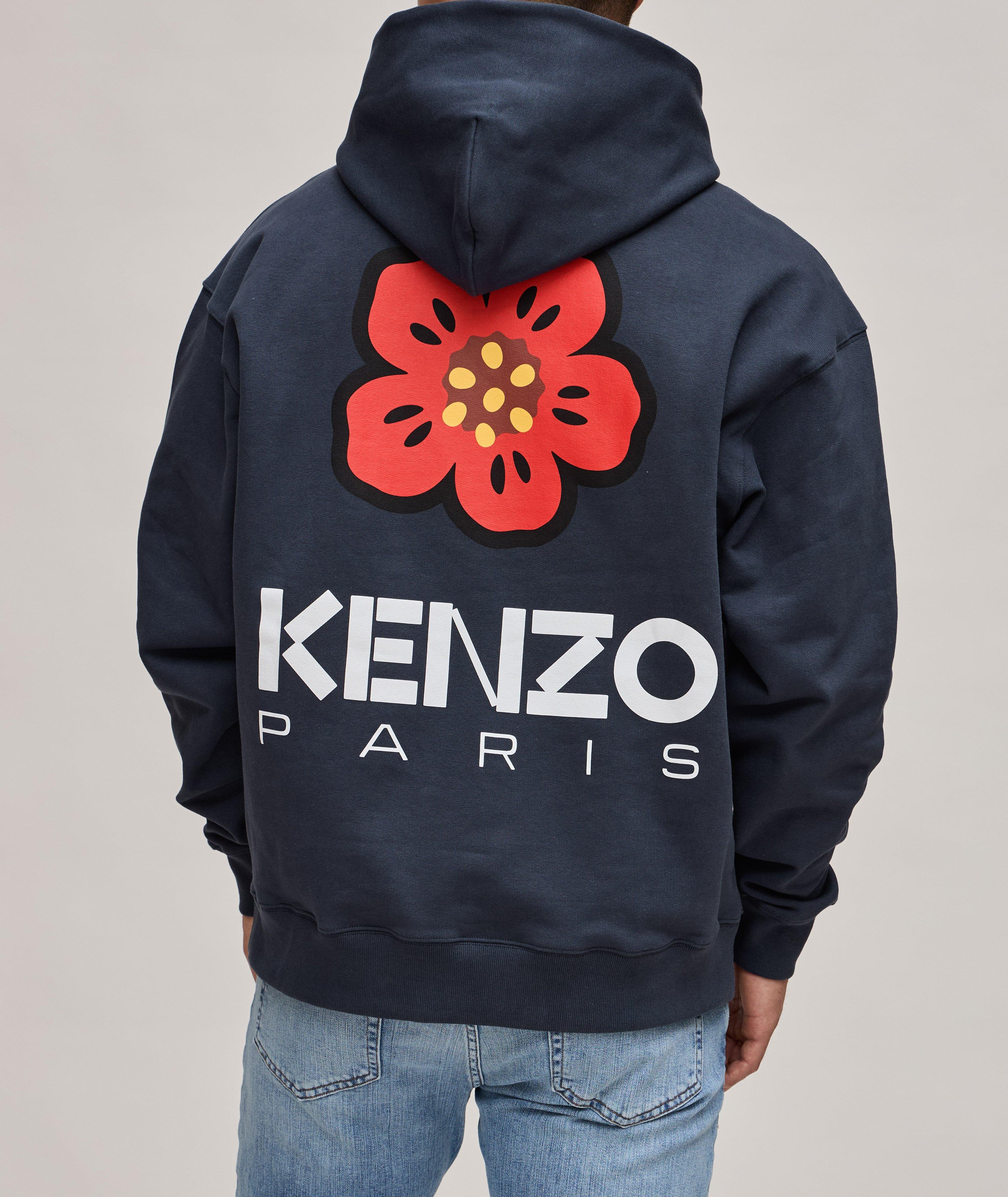 Boke Flower Cotton Fleece Hooded Sweater image 2