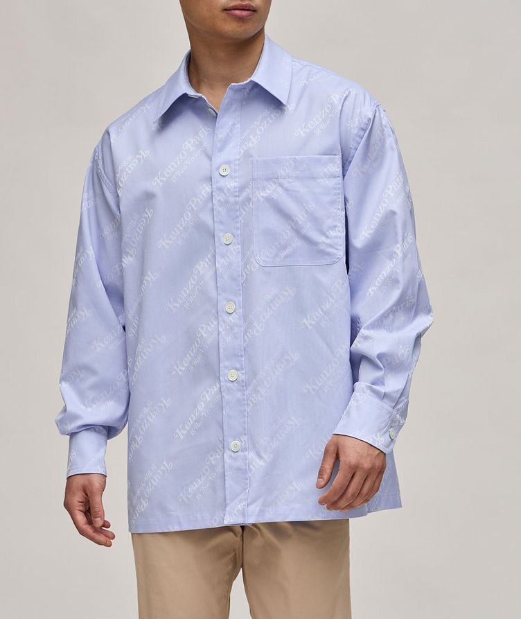Verdy Collaboration All-Over Logo Cotton Sport Shirt image 2