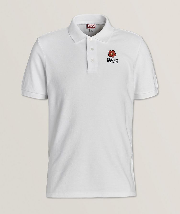 Boke Flower Crest Embroidered Polo image 0