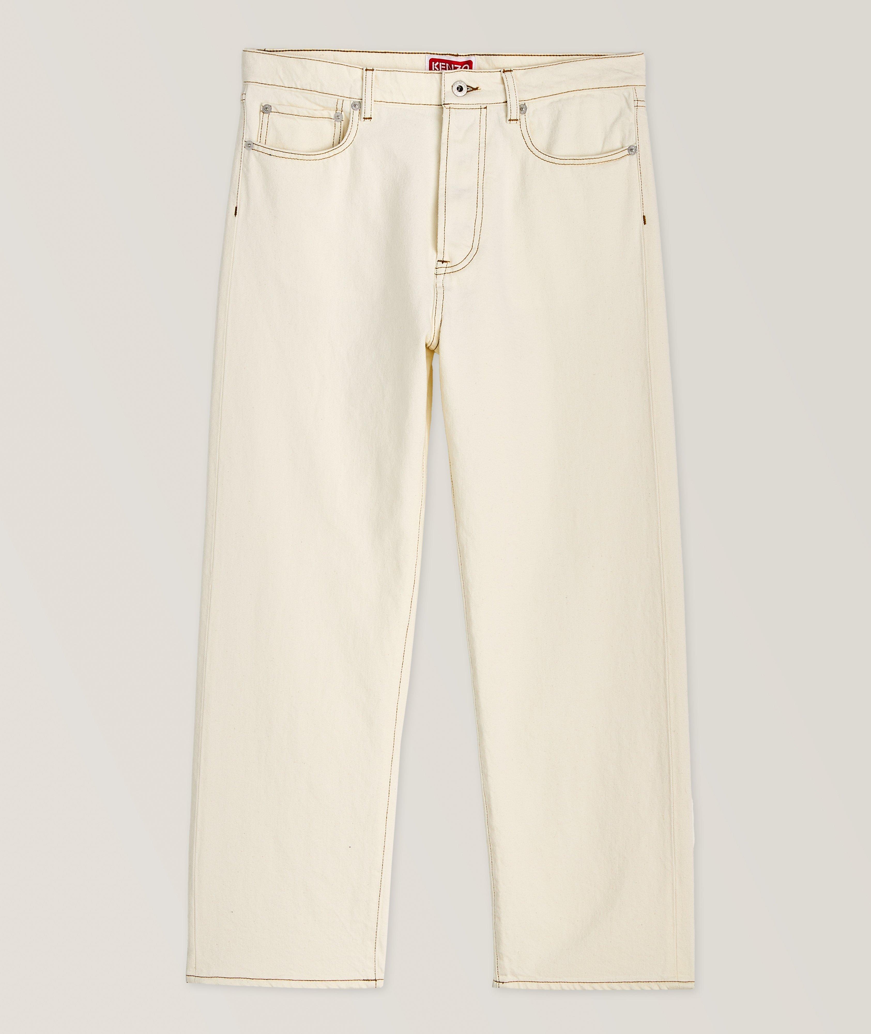 Asagao Cropped Straight Jeans image 0