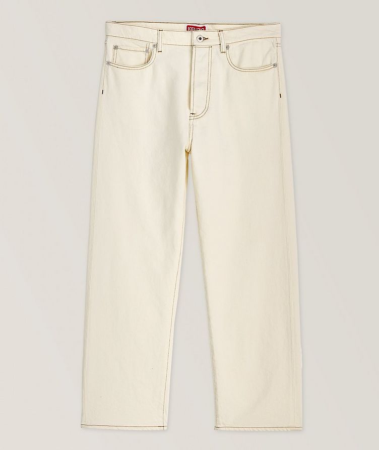 Asagao Cropped Straight Jeans image 0