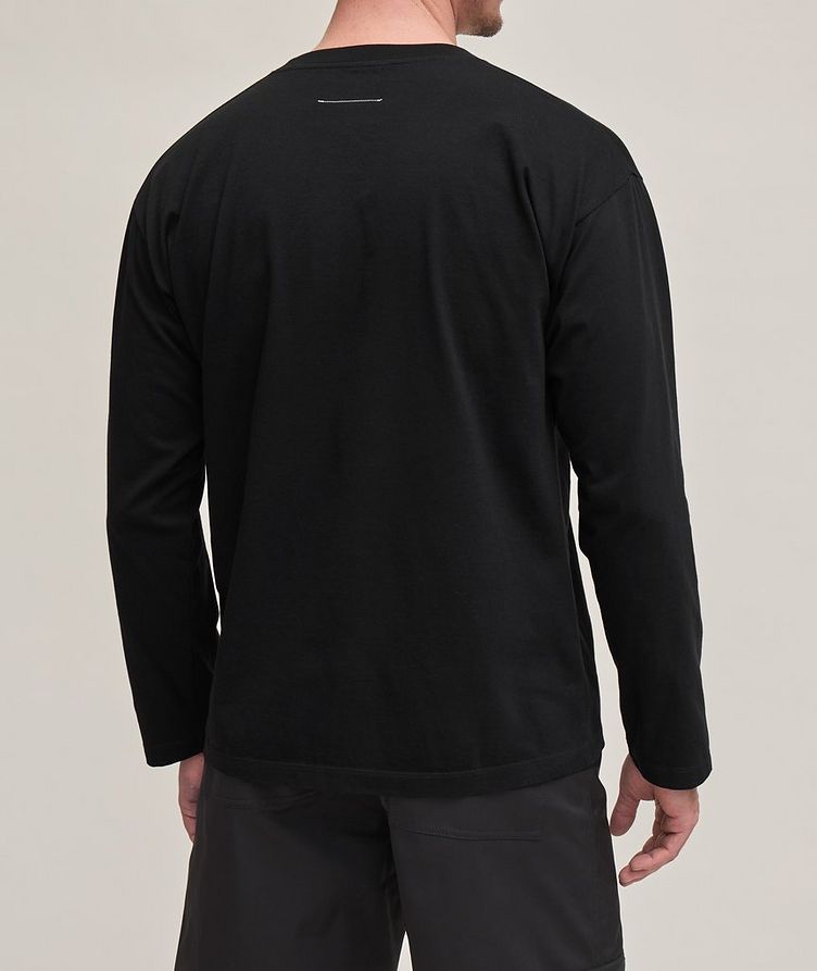 Double-Zip Print Cotton-Jersey Sweatshirt image 2