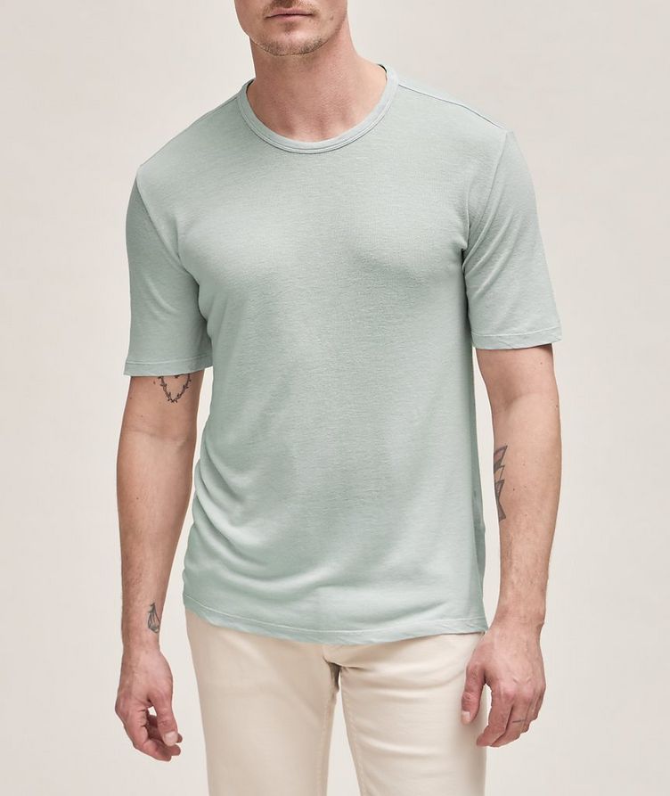 Garment Dyed Lyocell-Linen T-Shirt  image 1