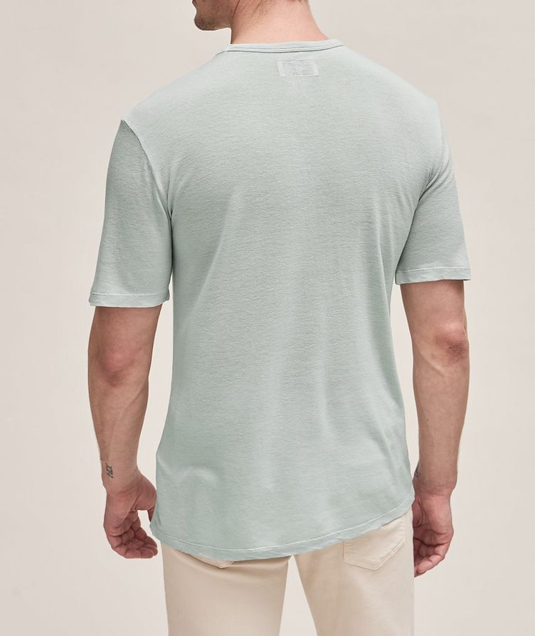 Garment Dyed Lyocell-Linen T-Shirt  image 2