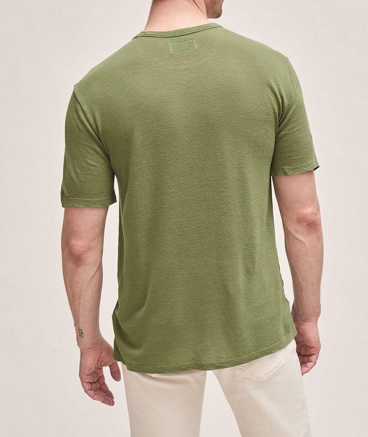 Garment Dyed Lyocell-Linen T-Shirt  image 2