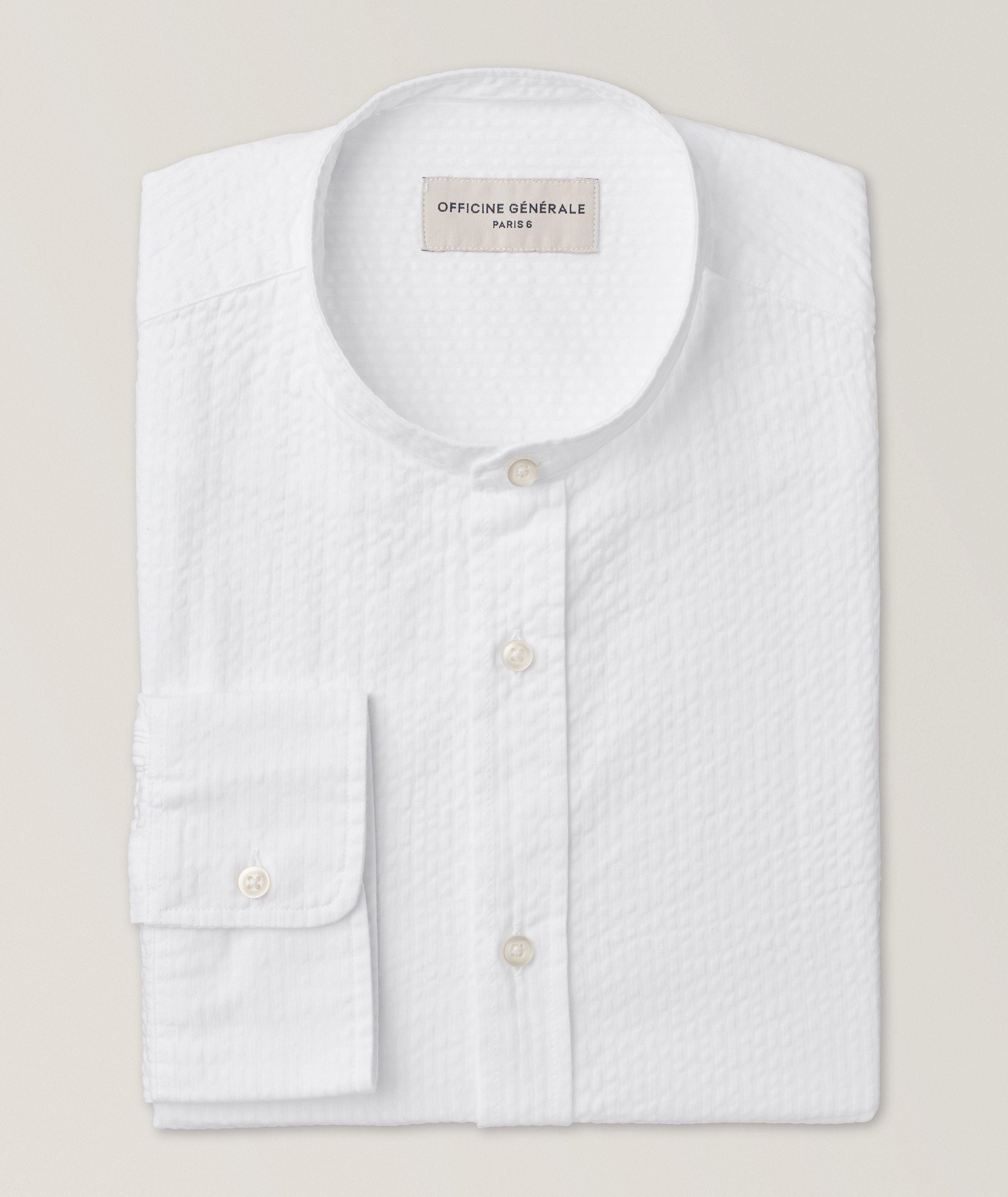 Gaston Oxford Cotton Seersucker Sport Shirt image 0