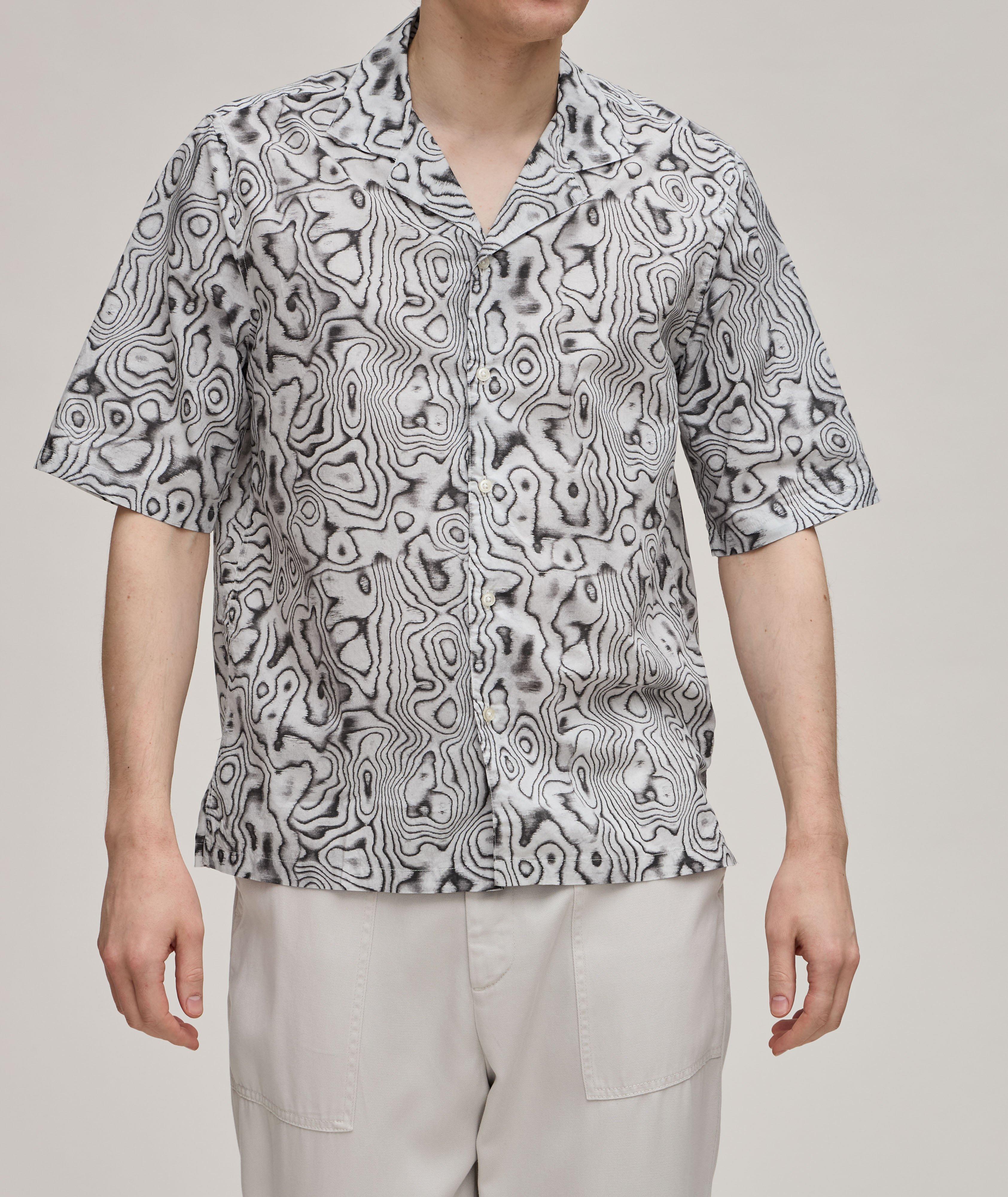 Chemise décontractée Eren en coton à motif ondulé image 1