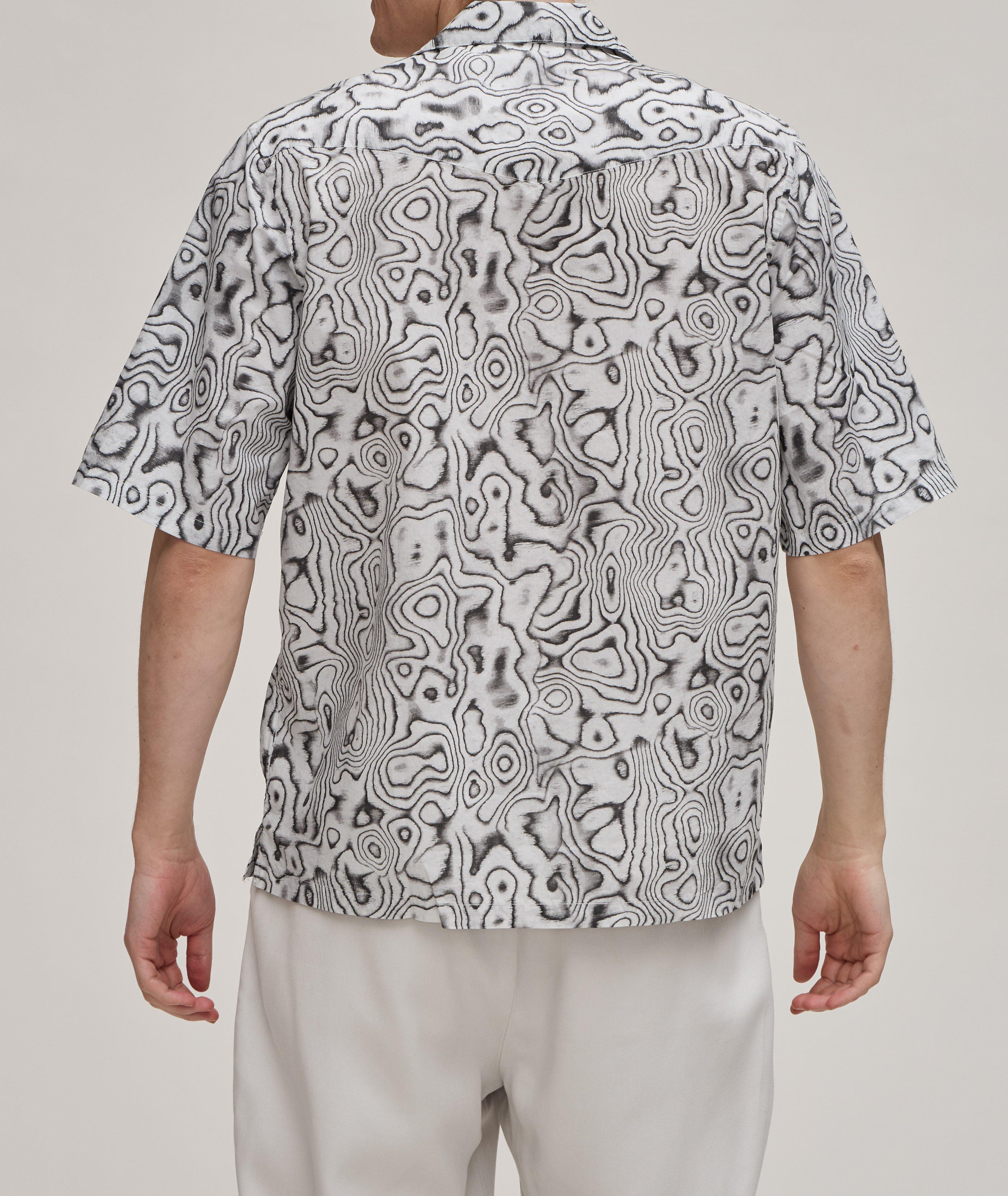 Chemise décontractée Eren en coton à motif ondulé image 2