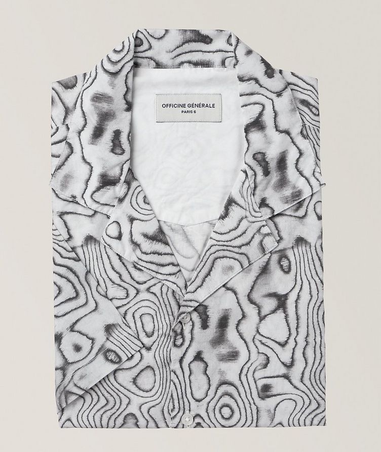 Eren Swirl Pattern Cotton Sport Shirt image 0