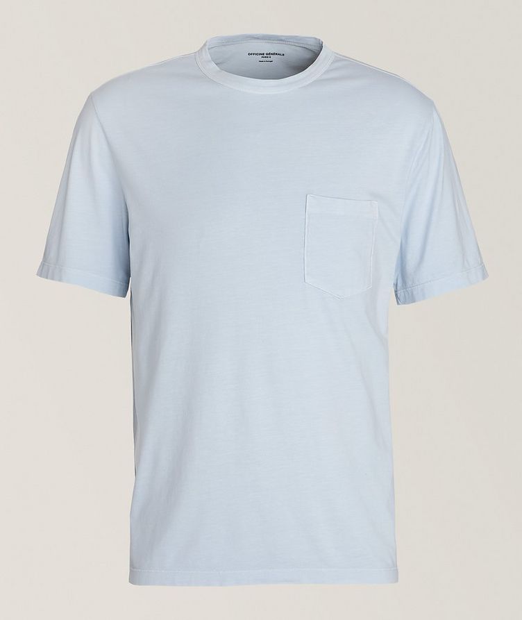 Heathered Lyocell-Cotton T-Shirt  image 0