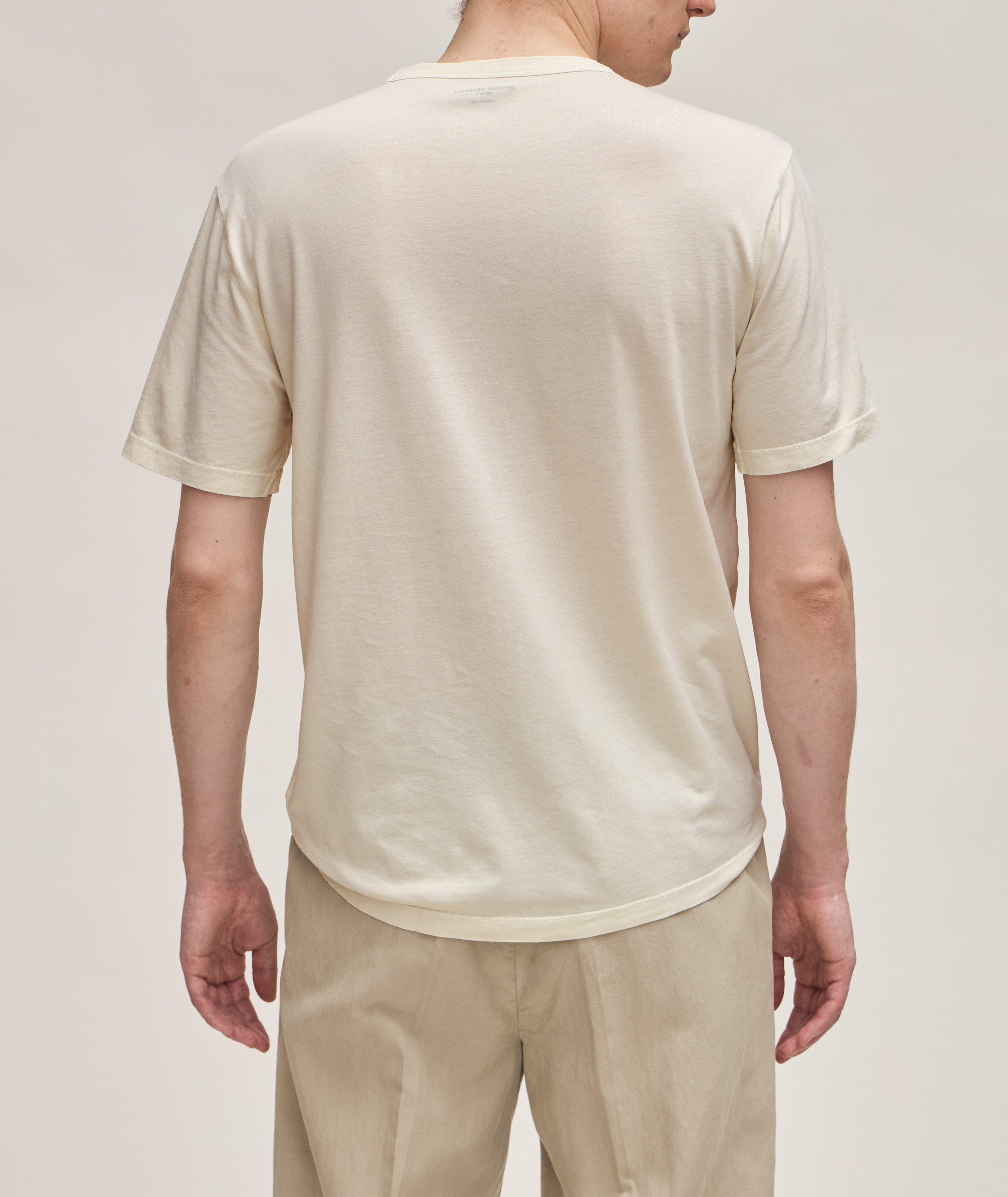Heathered Lyocell-Cotton T-Shirt  image 2