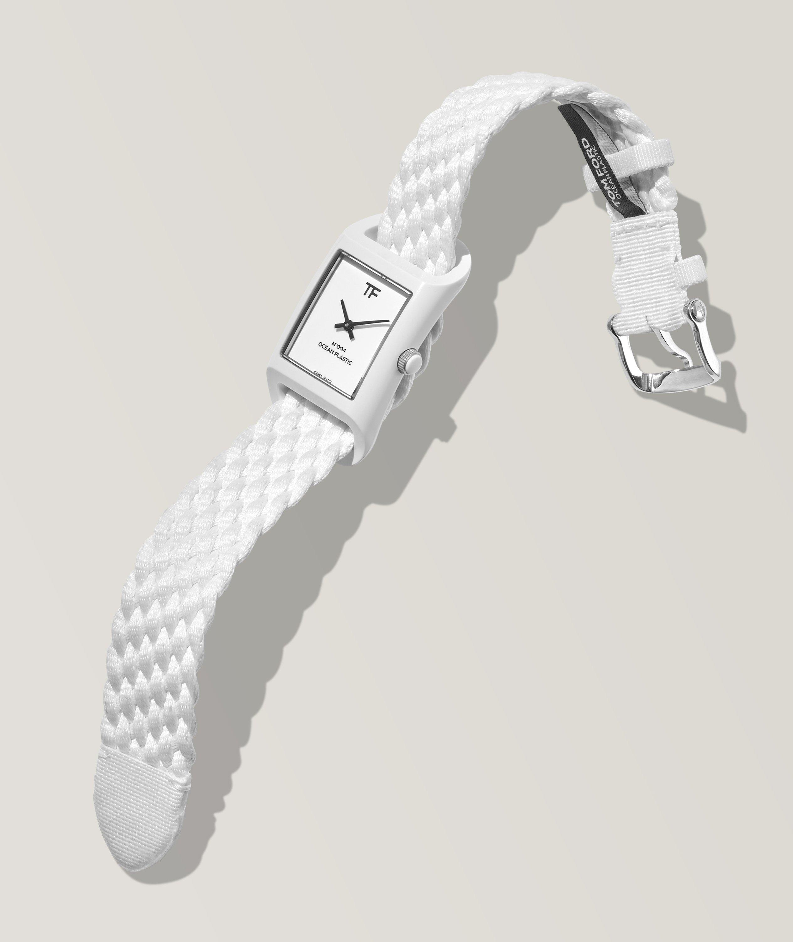 Water-Resistant Braided Strap Sport Watch image 1