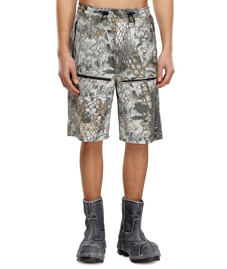 P-Mckell Abstract Pattern Shorts image 1