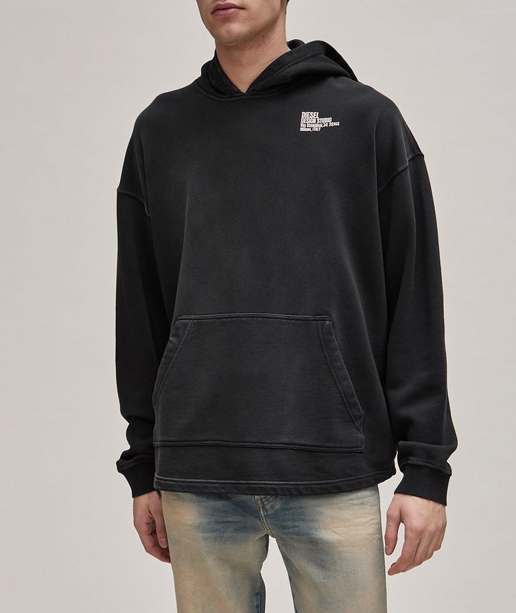 Design Studio Text Faded Hooded Sweater image 1