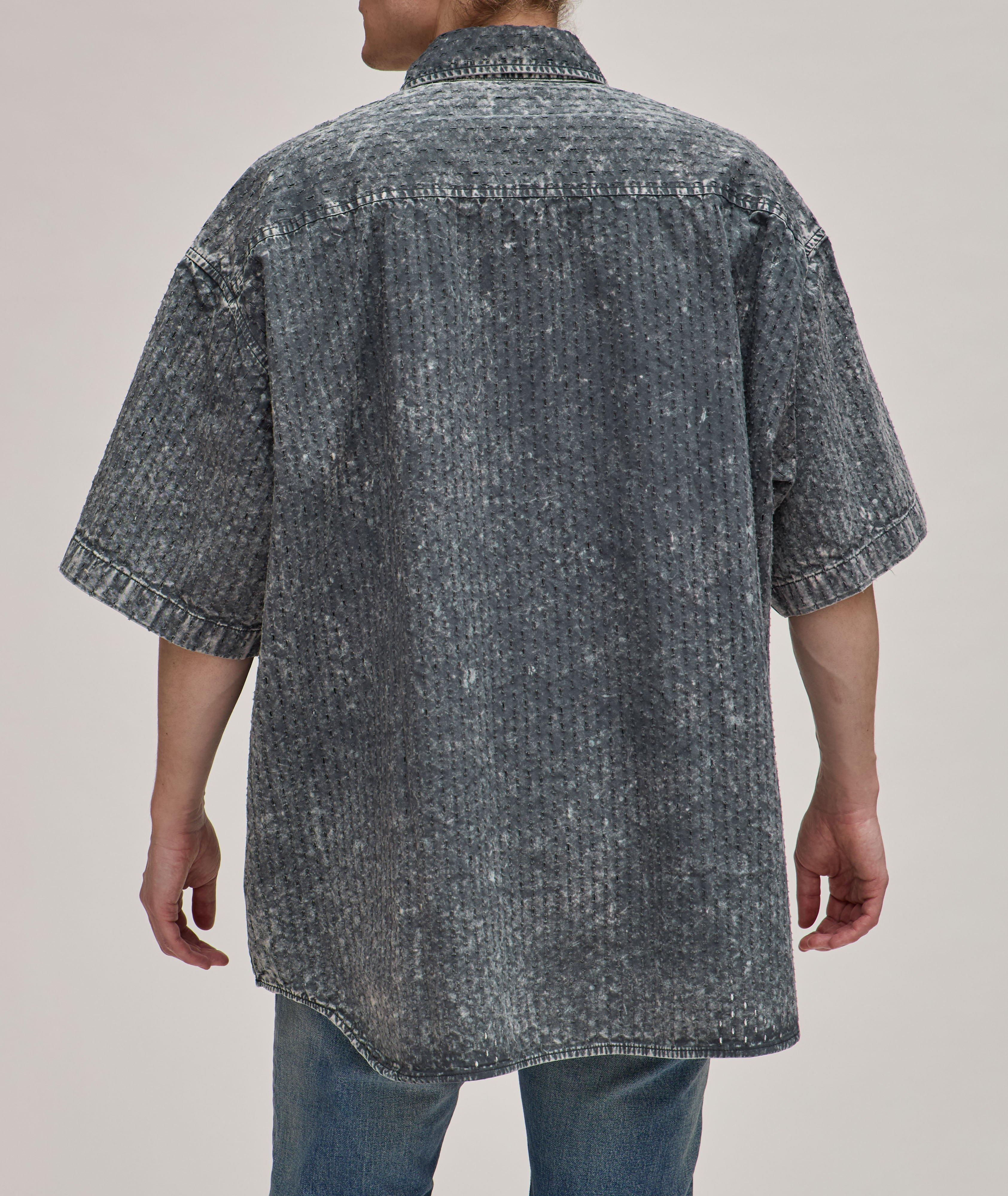 Perforated Acid Wash Sport Shirt image 2