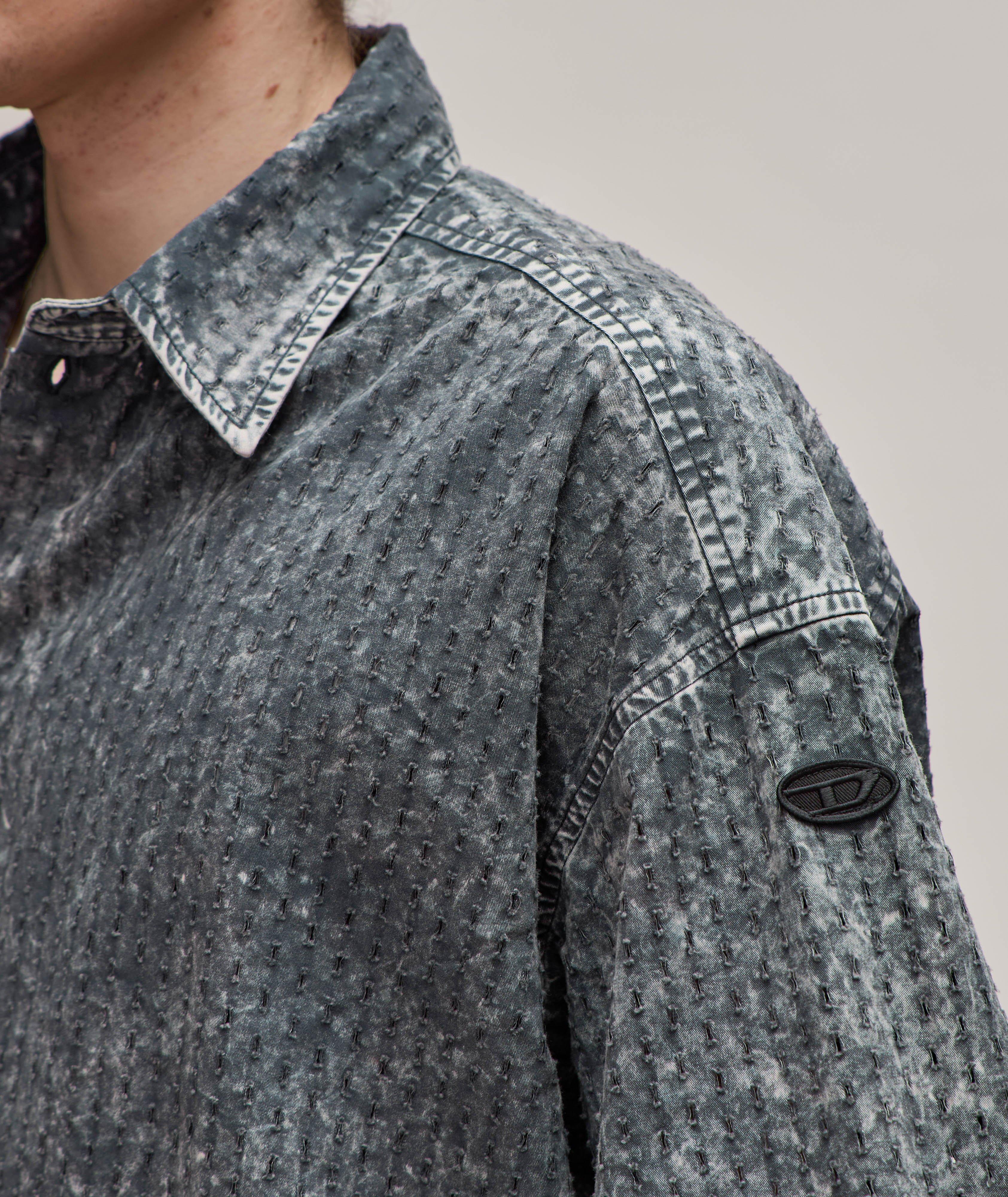 Perforated Acid Wash Sport Shirt image 3