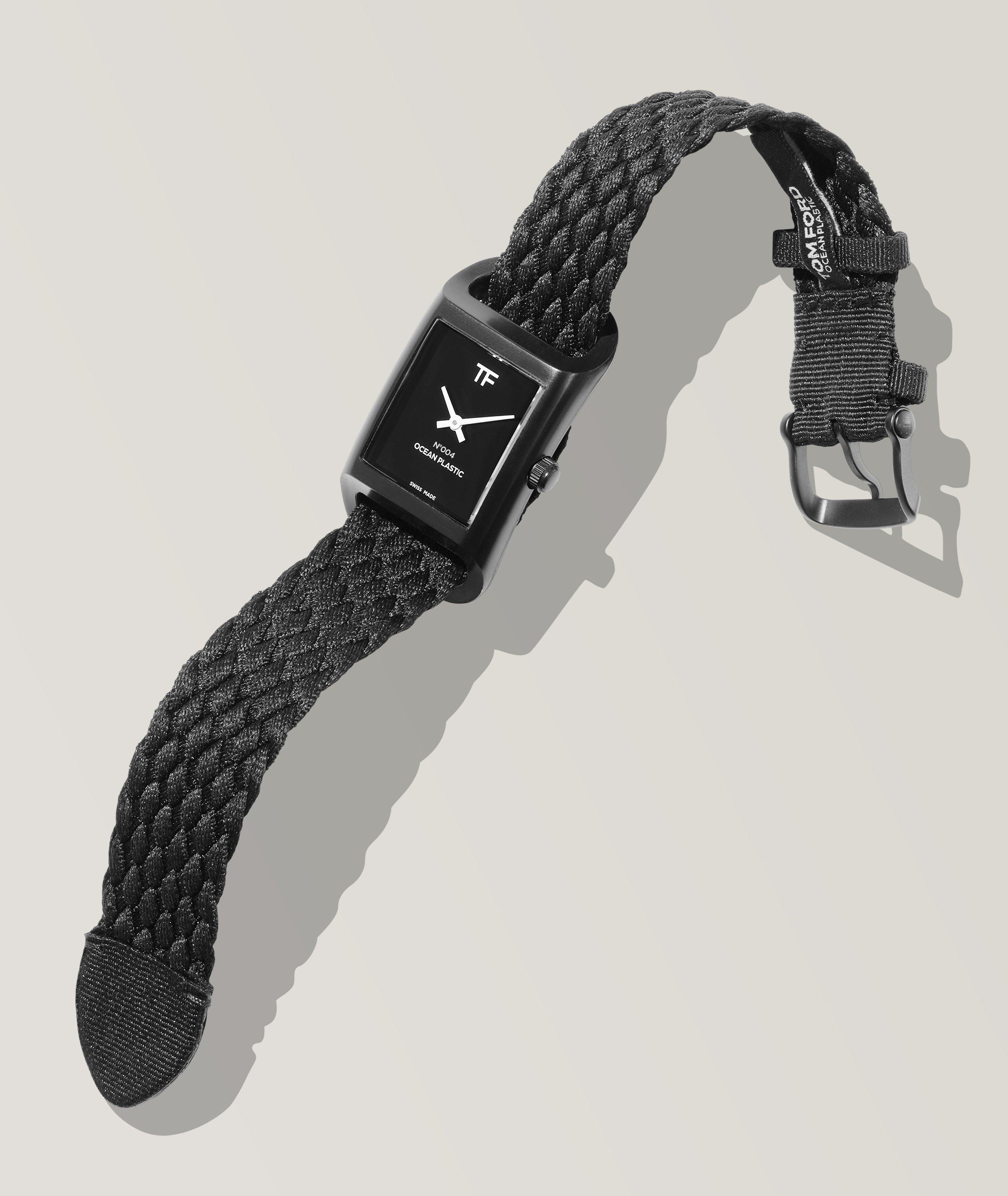 Water-Resistant Braided Strap Sport Watch image 1