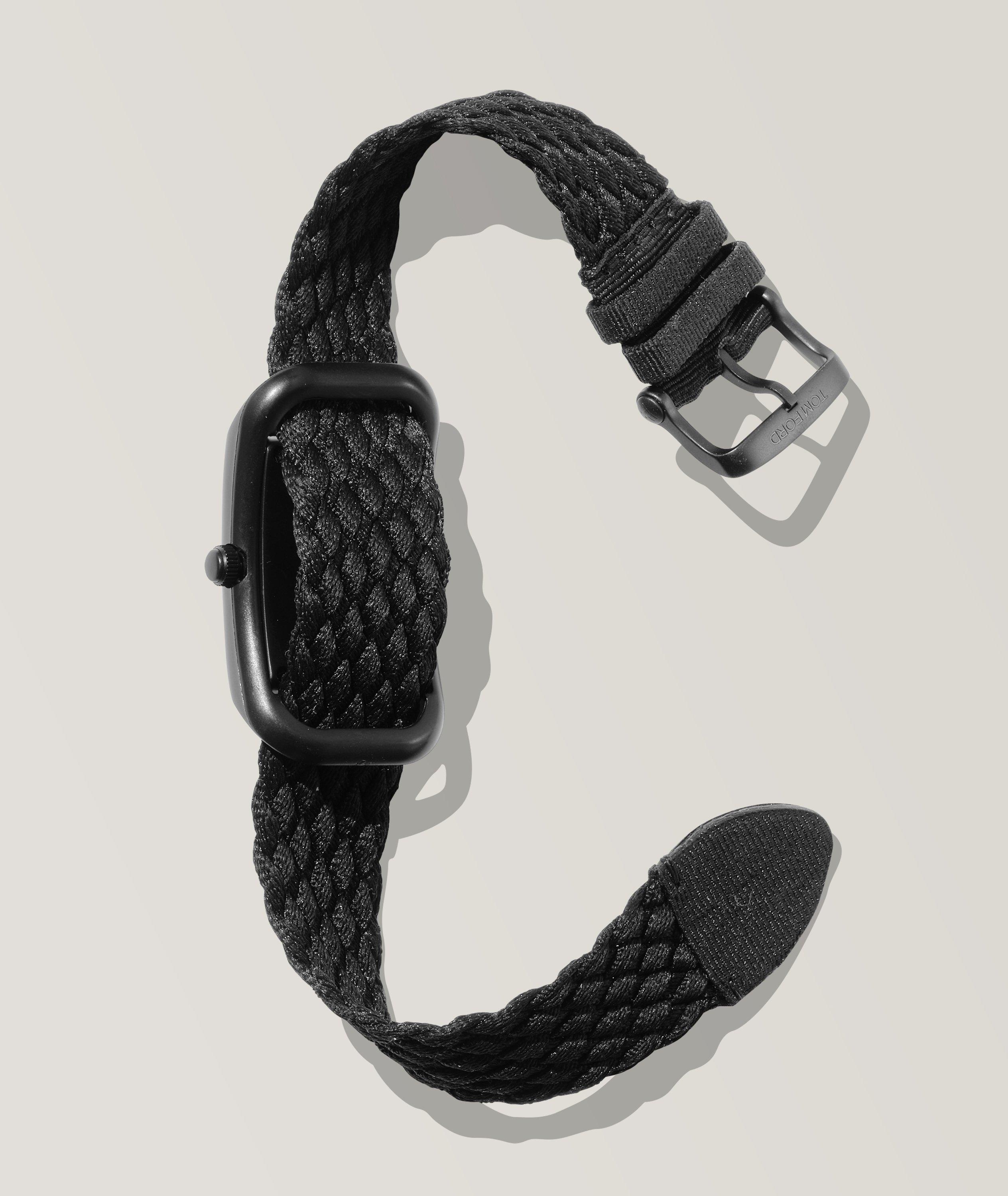 Water-Resistant Braided Strap Sport Watch image 2