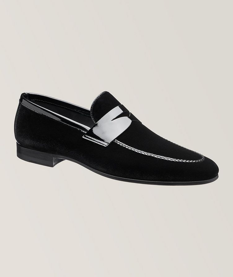 Jacin Velvet-Patent Loafers image 0