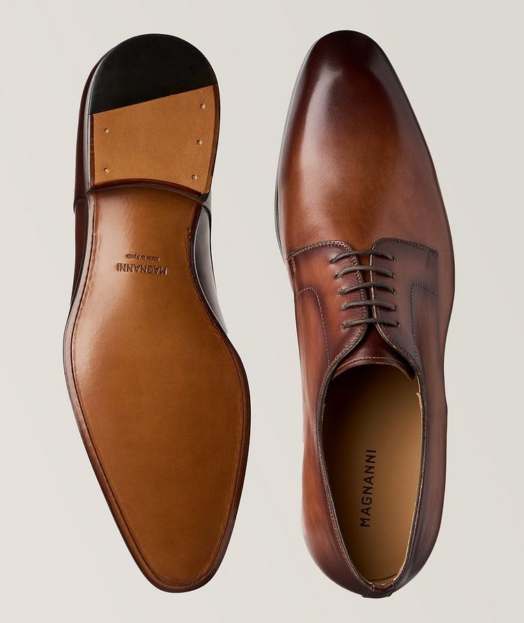 Andros Burnished Leather Lace up Derbies  image 2