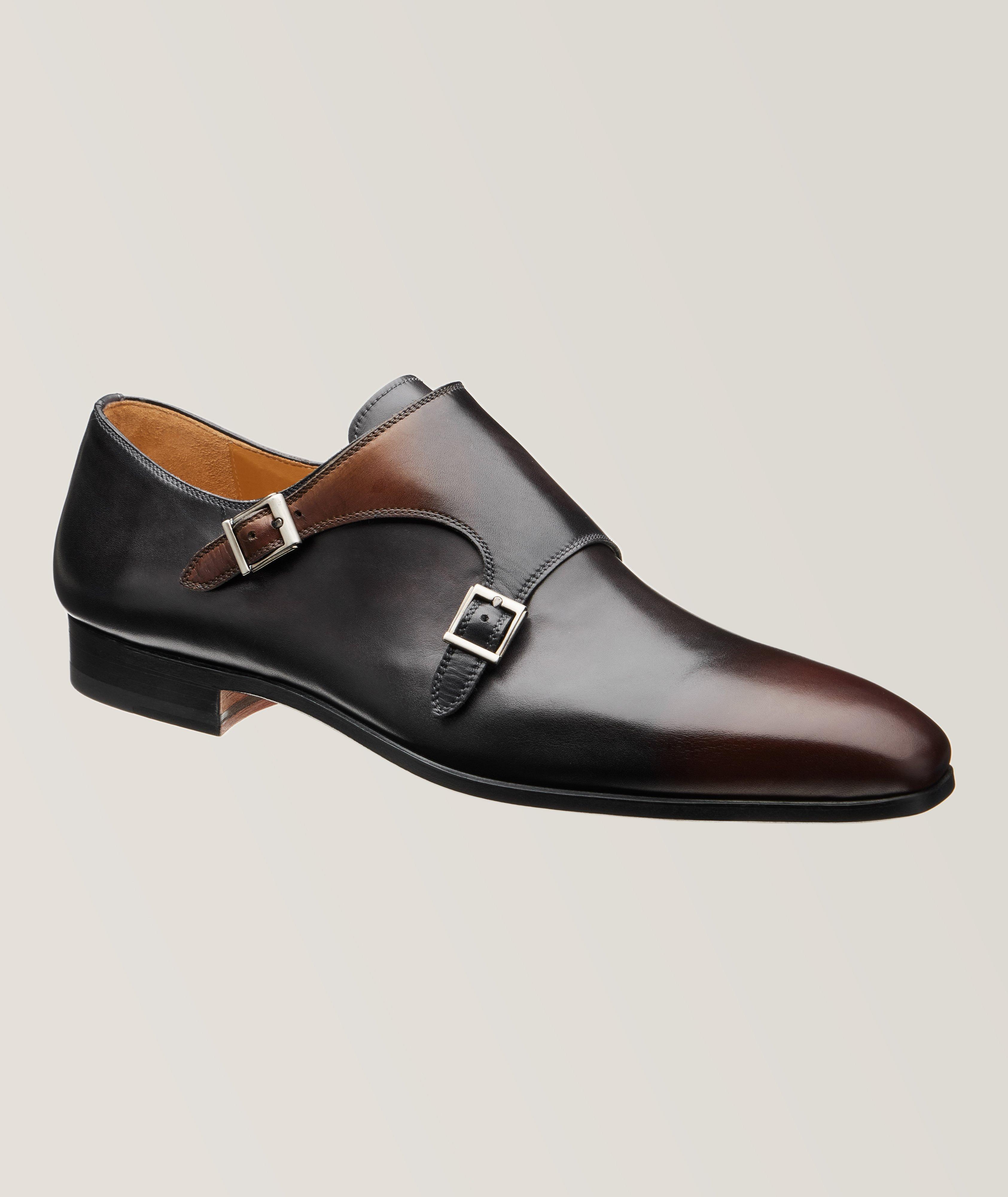 Magnanni double sale monk strap shoes