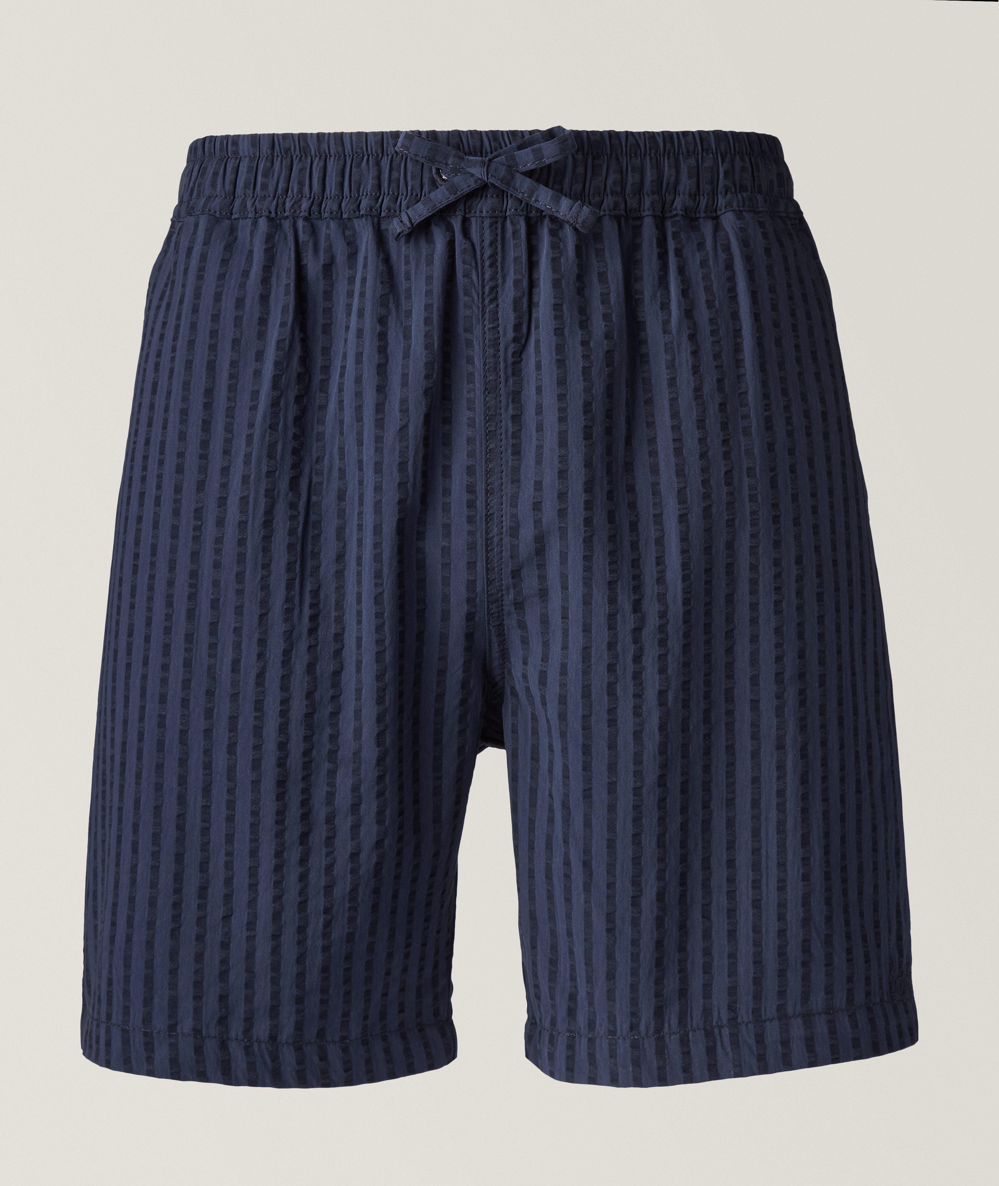 Foret Vole Vertical Striped Shorts