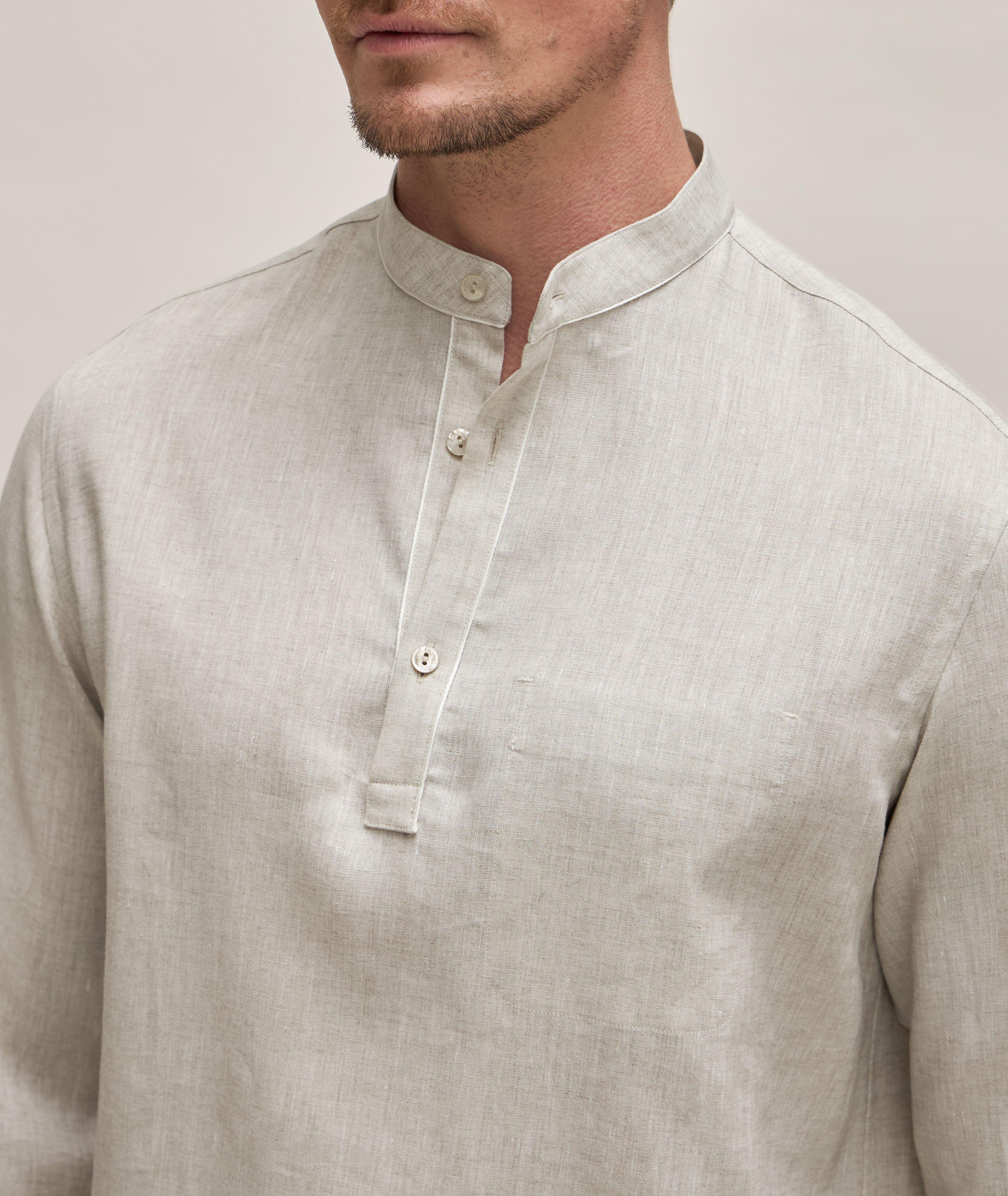 Linen Popover Shirt image 3