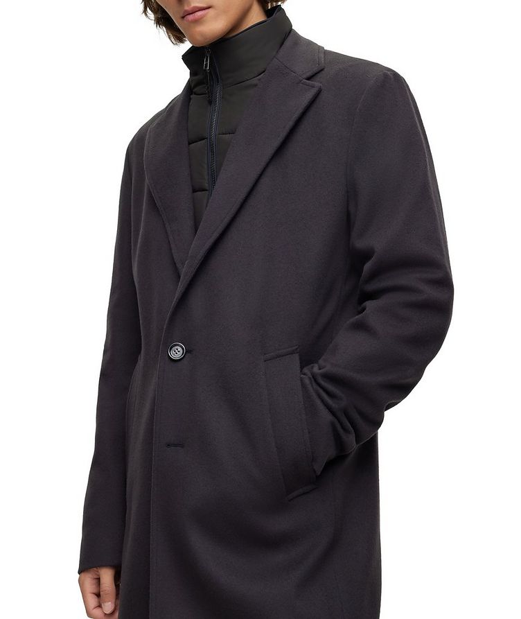 Manteau en lainage avec insertion amovible image 5