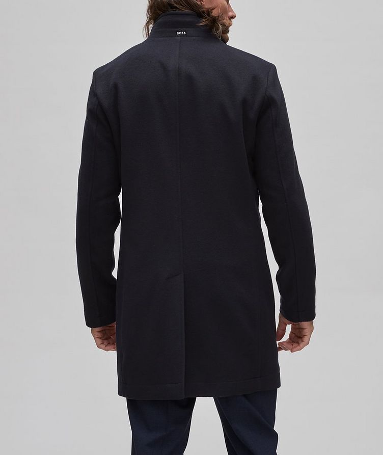 Hyde Slim Fit Virgin Wool-Cashmere Overcoat image 2
