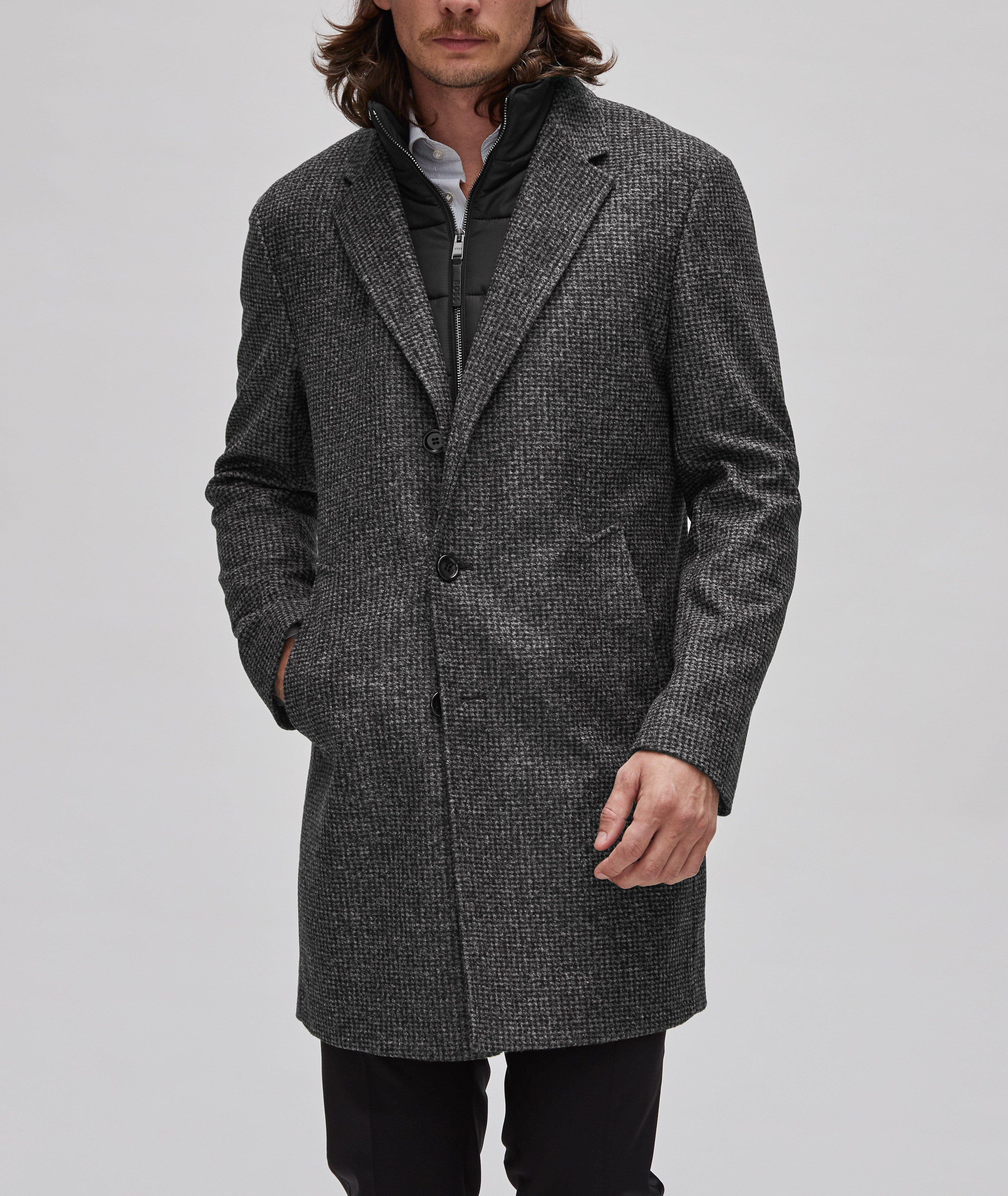 Manteau en lainage avec insertion amovible image 1
