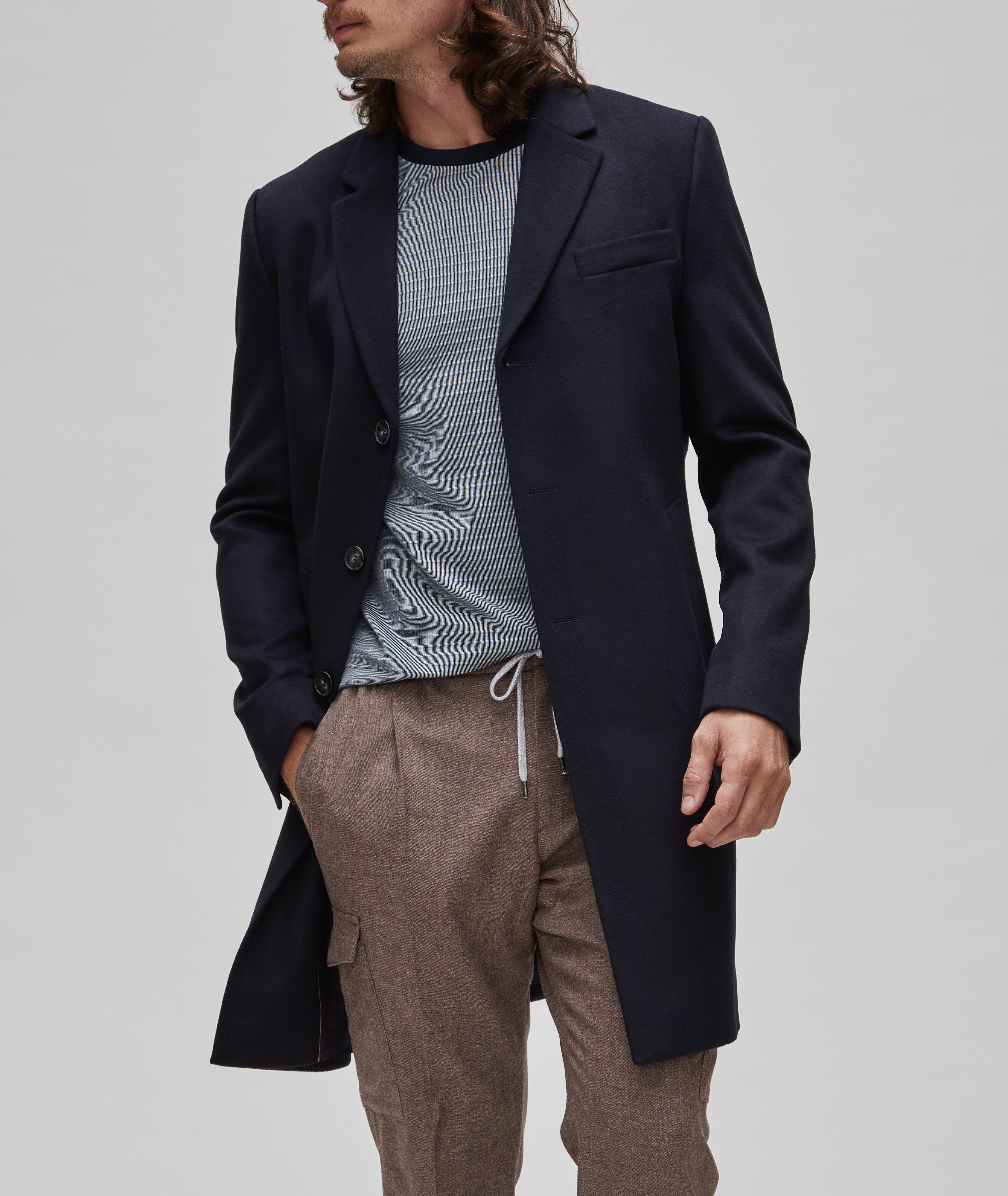 Hyde Slim Fit Virgin Wool-Cashmere Coat image 1
