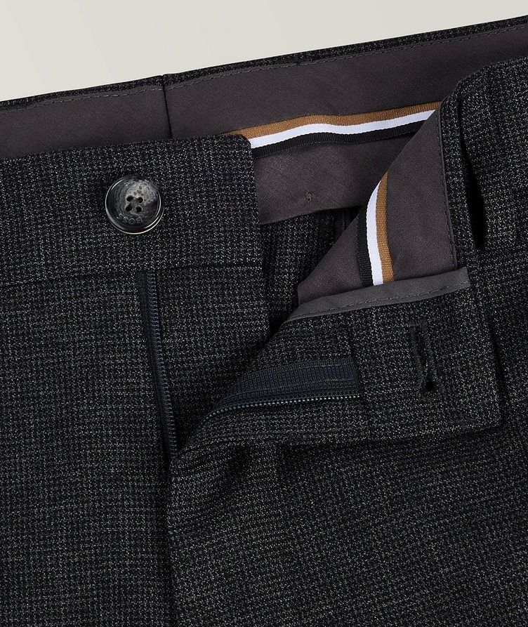 Slim-Fit Crease-Resistant Wool-Blend Trousers image 1