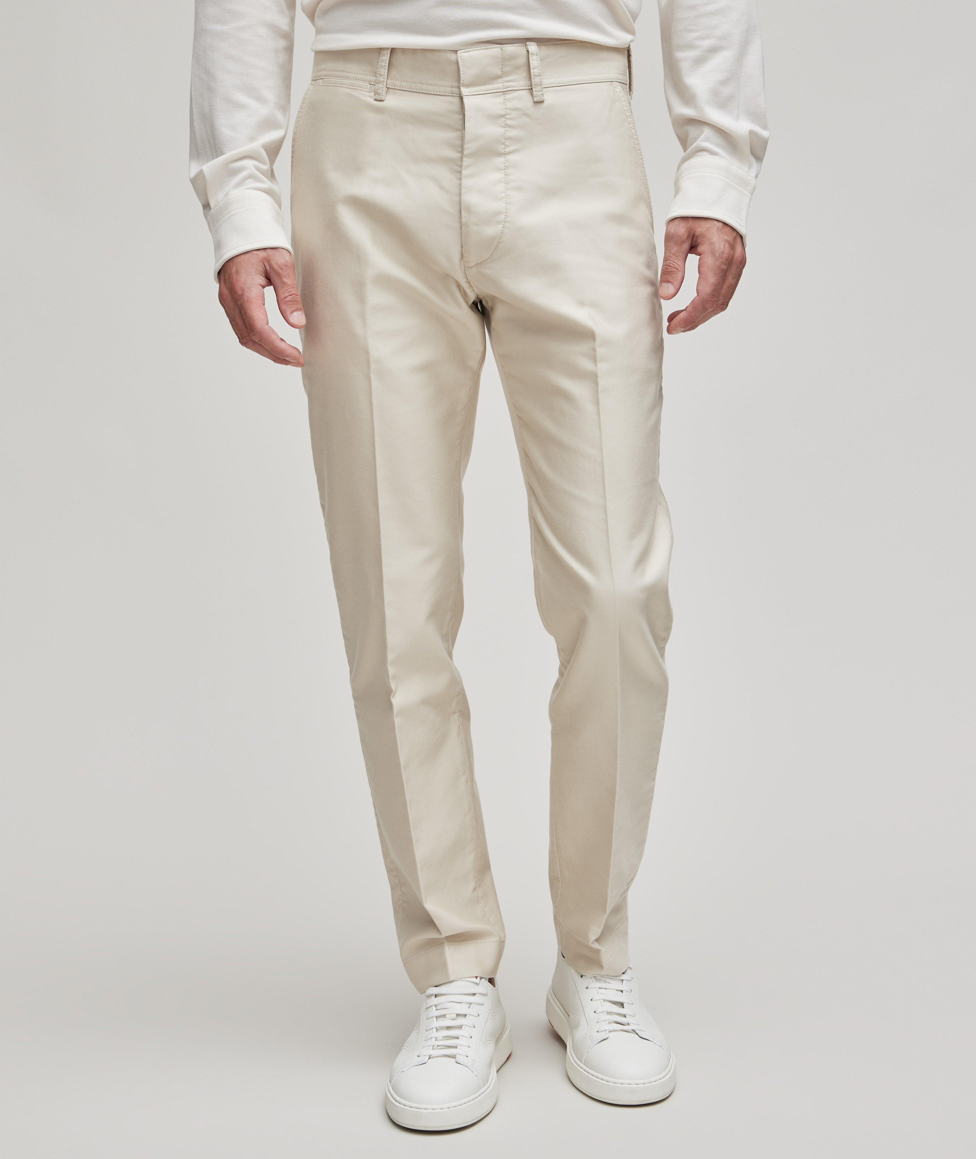 Compact Cotton Chino Pants image 2