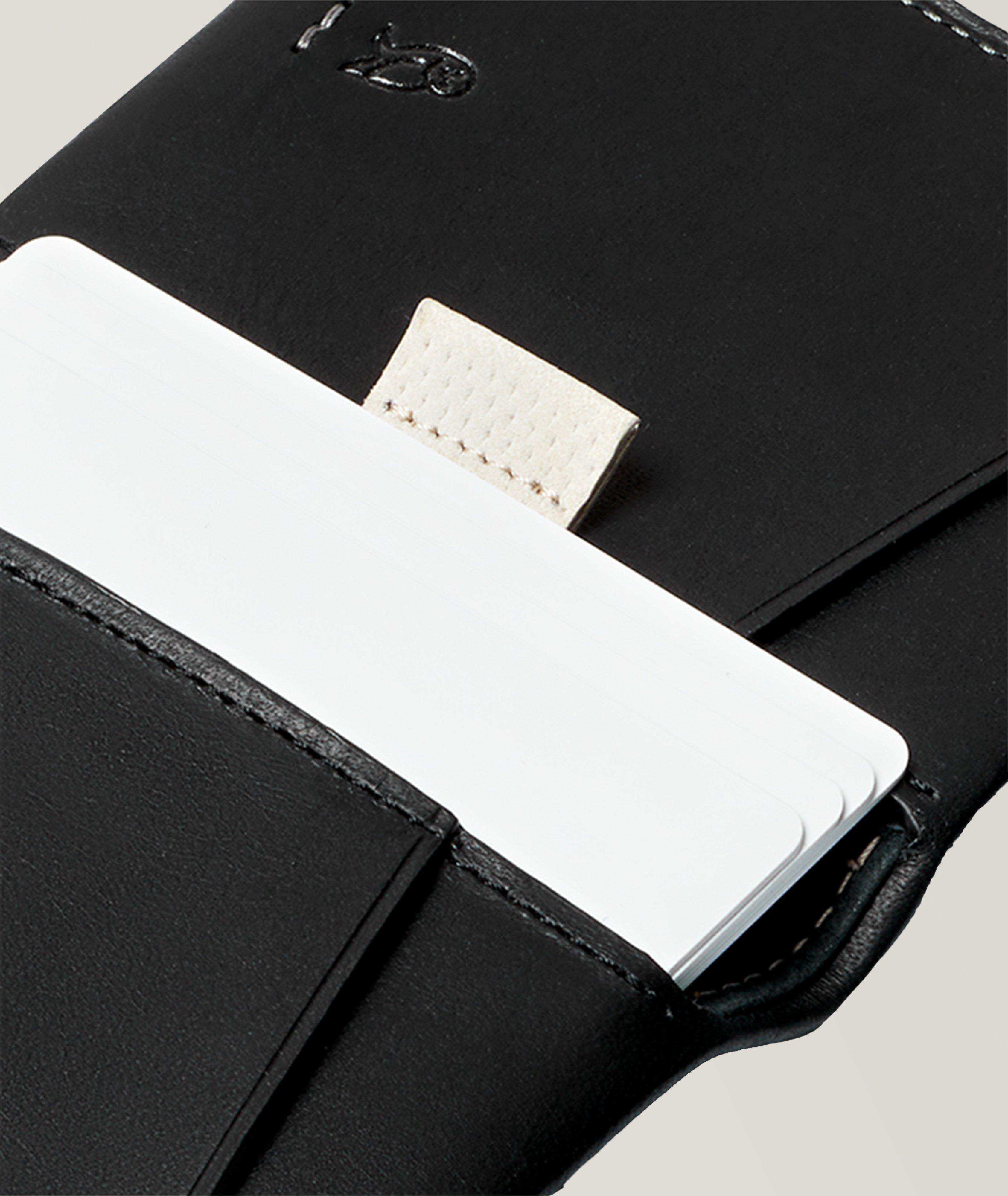 Portefeuille plié en cuir image 2