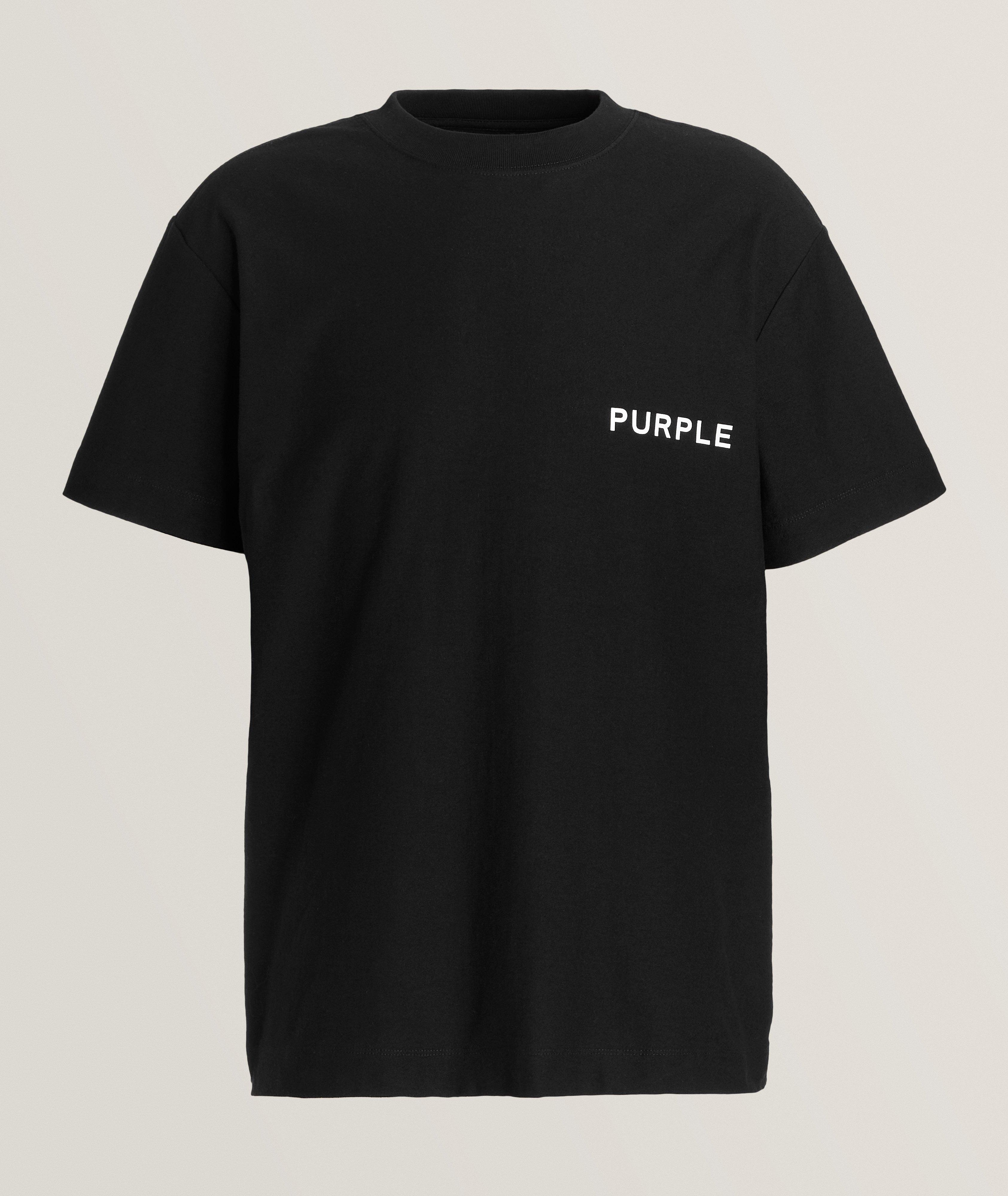 Purple Brand Tire Track Cotton T-Shirt, T-Shirts