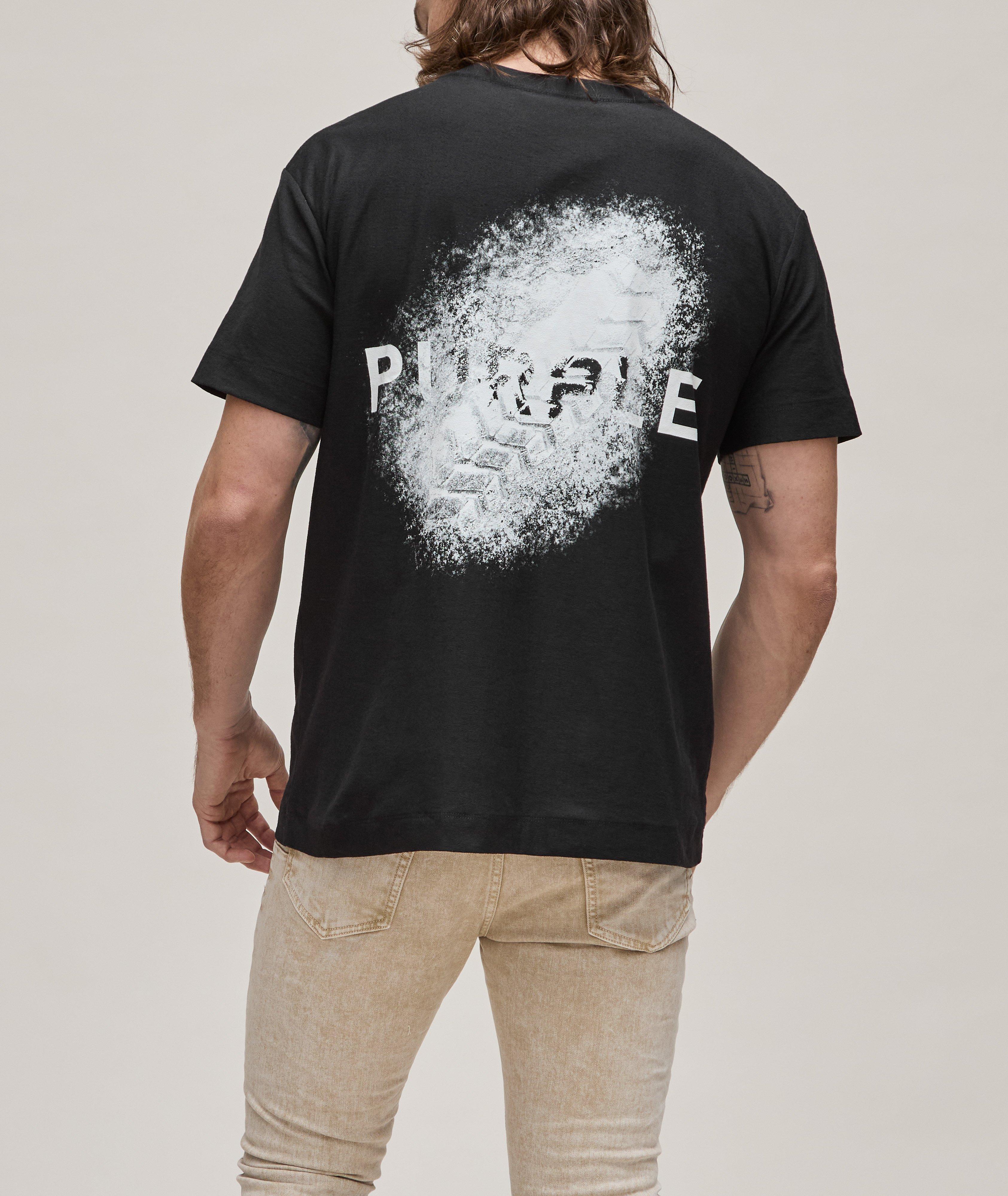 T-shirt en coton avec logos image 2
