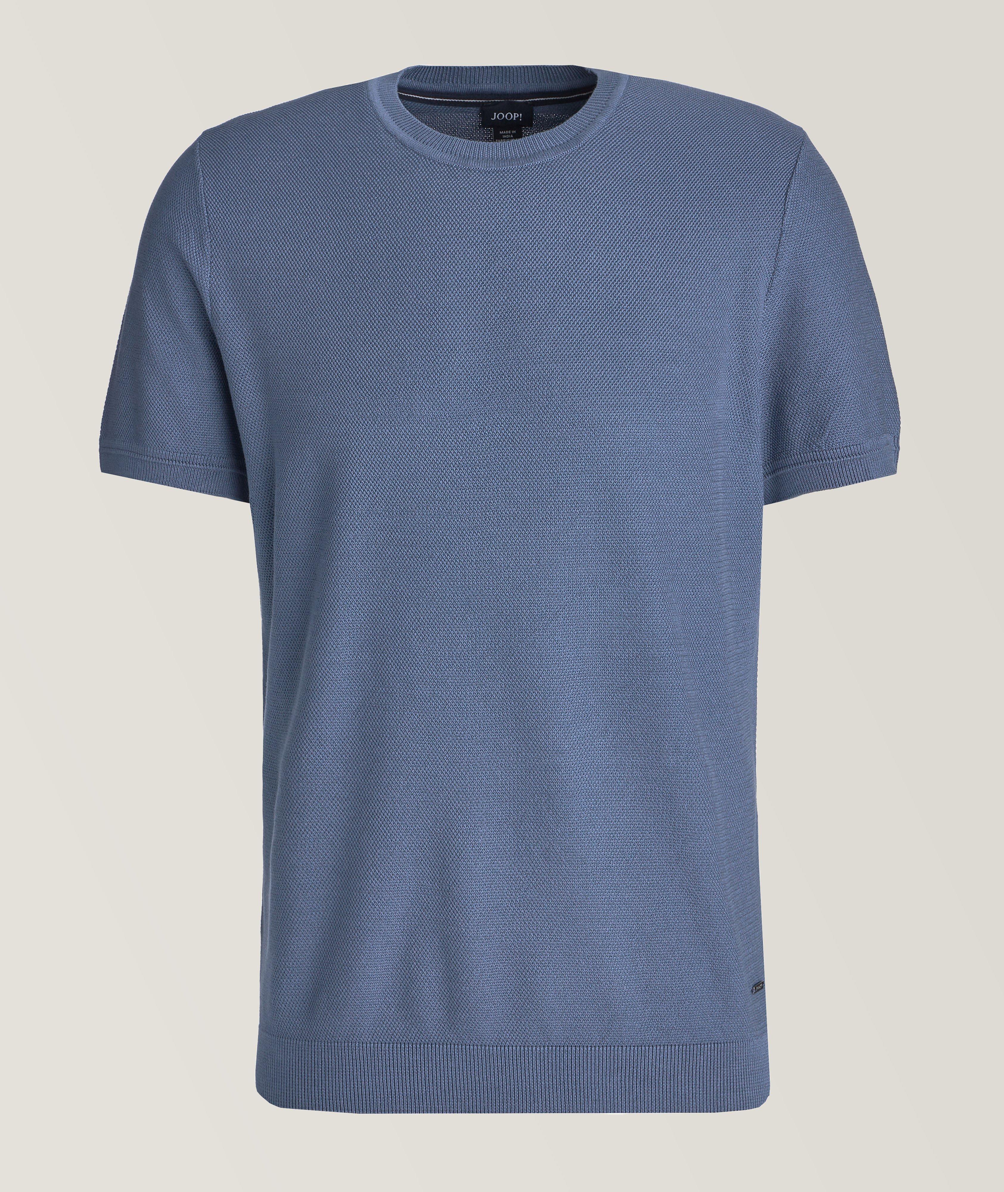 Valdrio Textured Cotton T-Shirt
