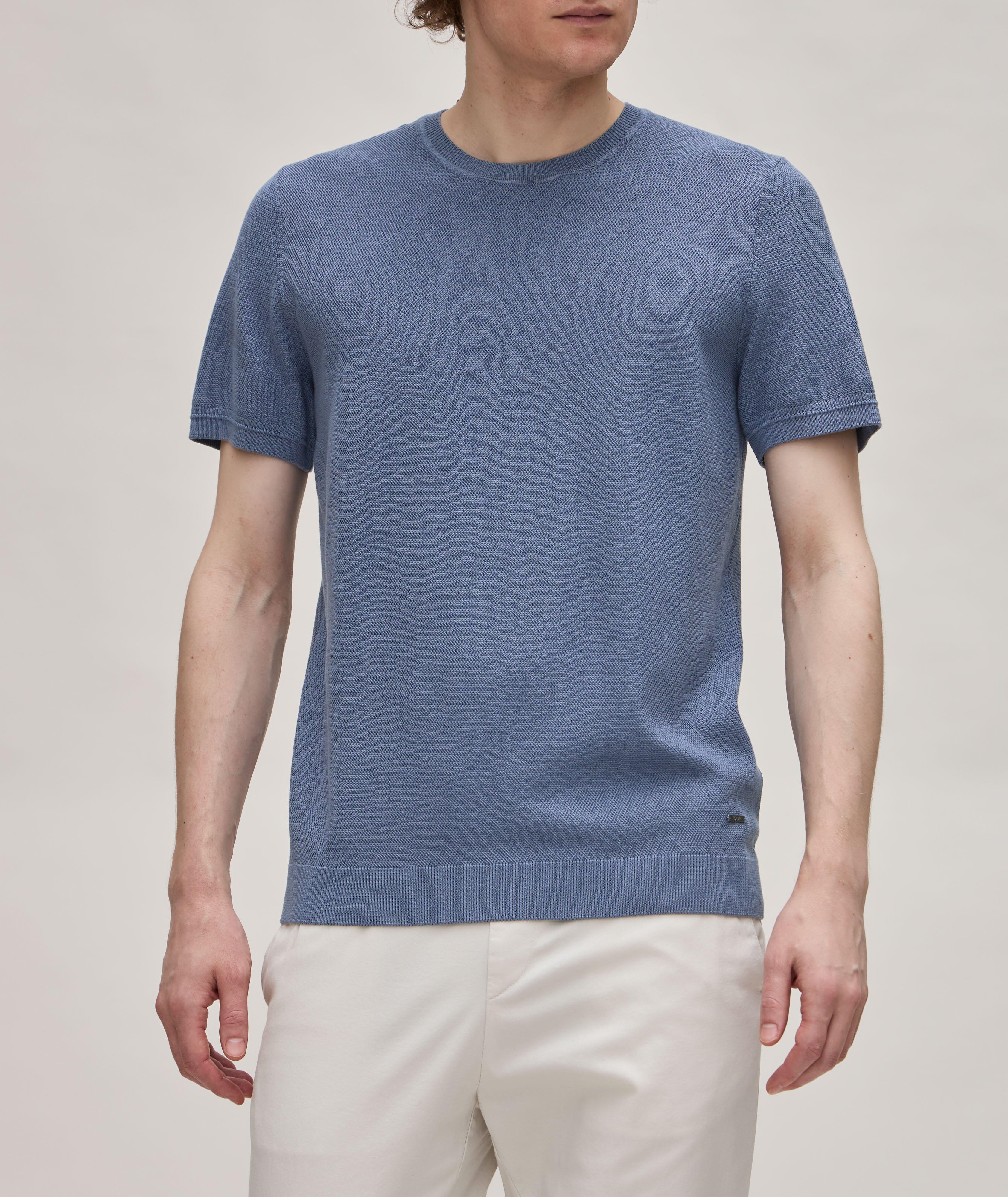 T-shirt Valdrio en coton texturé image 1