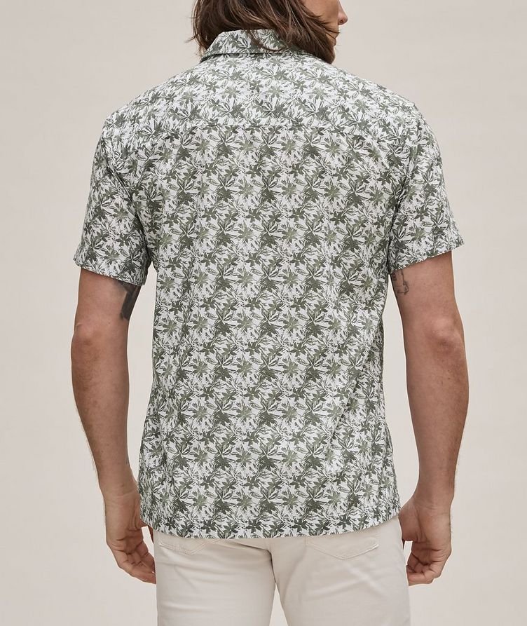 Haris Botanical Palms Cotton-Linen Sport Shirt image 2