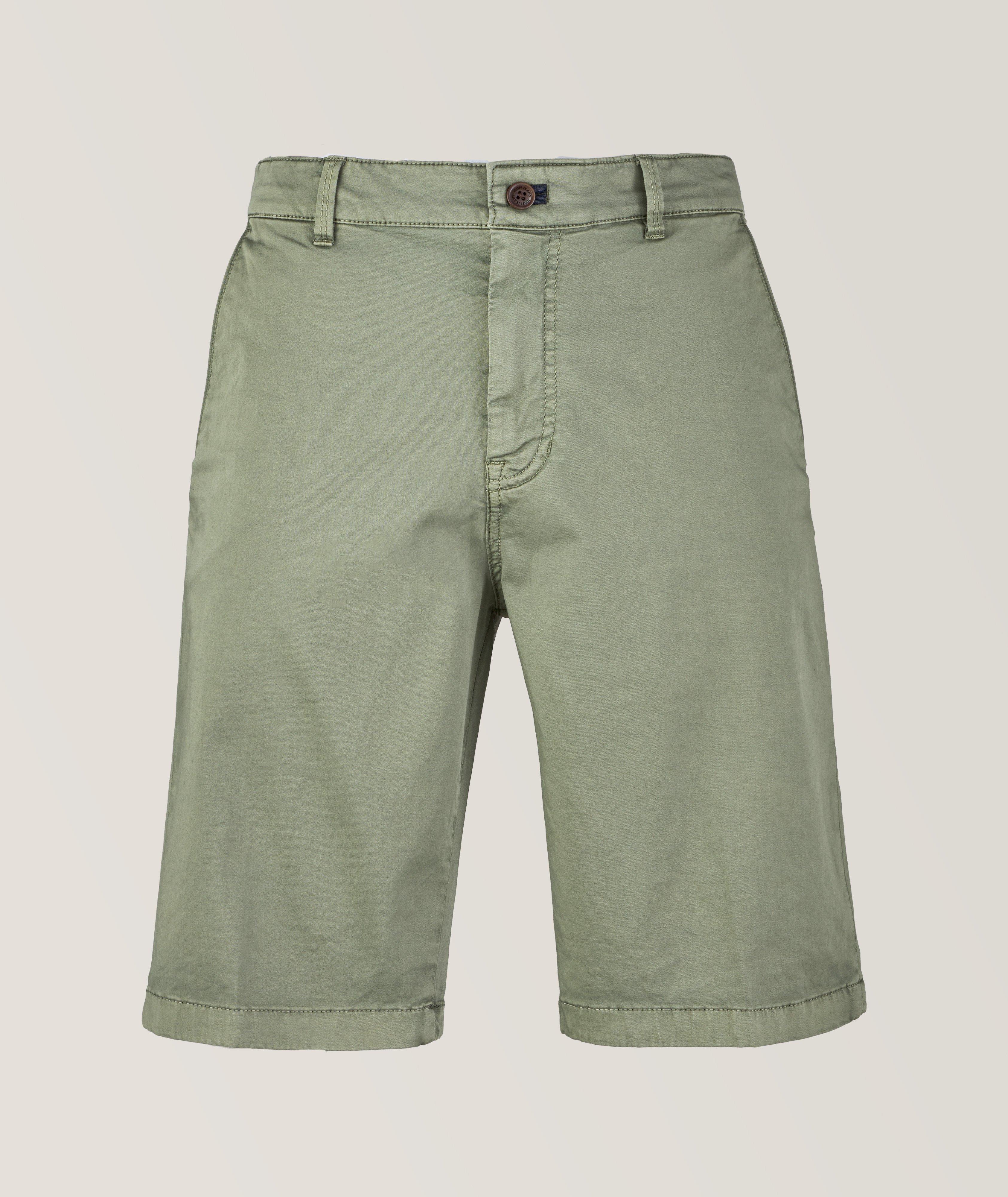 Sustainable Stretch-Cotton Shorts image 0