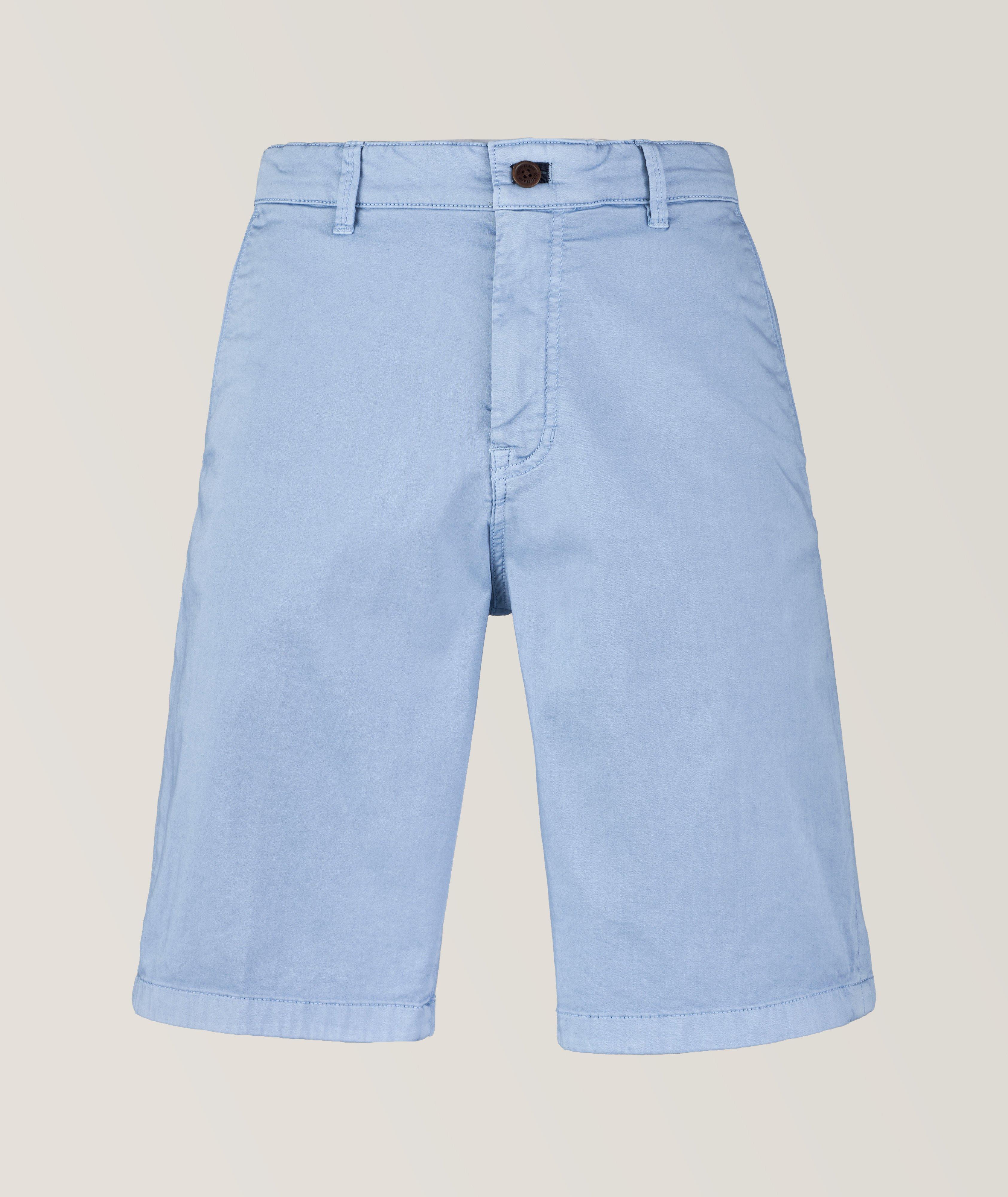 Sustainable Stretch-Cotton Shorts
