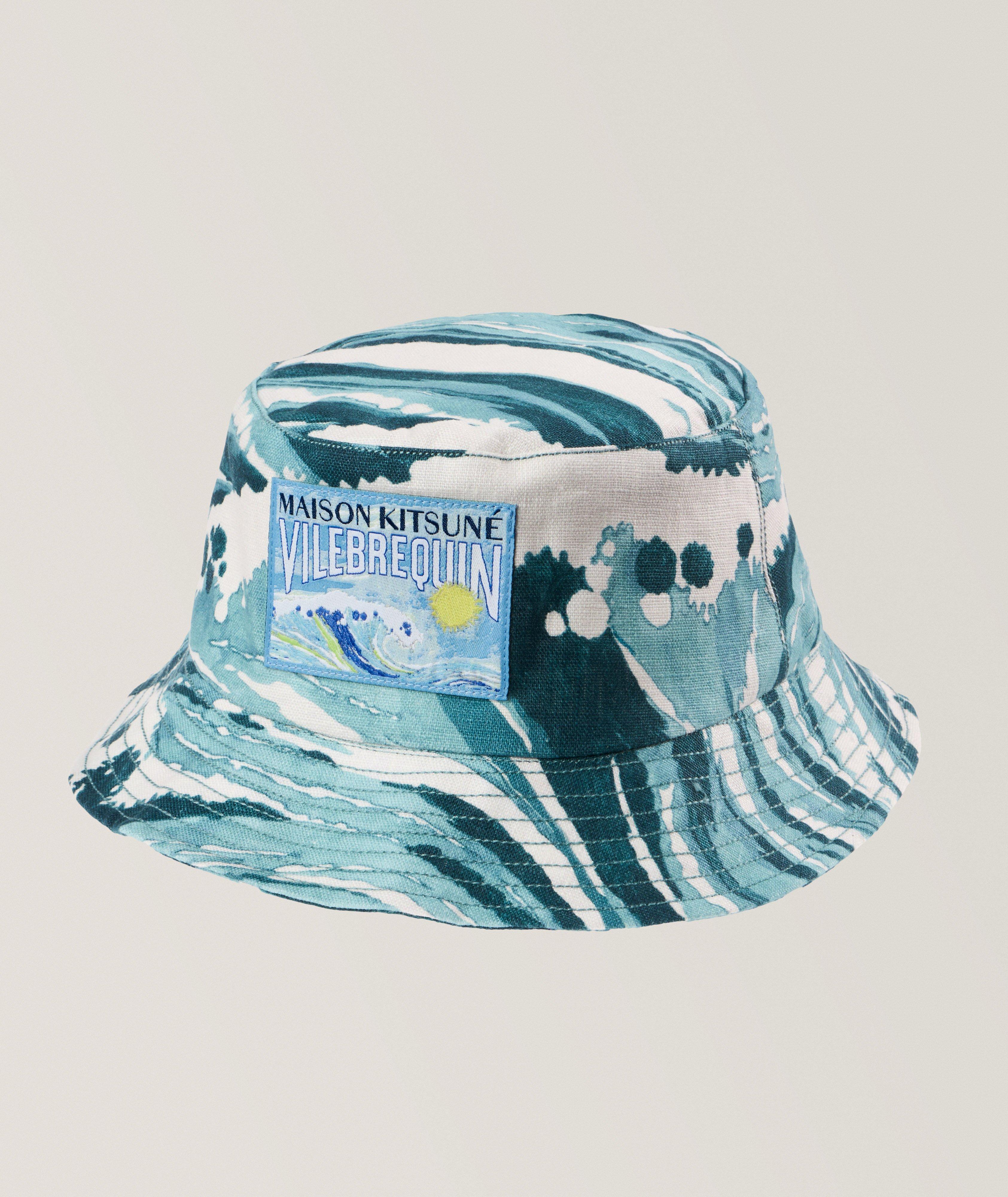 Maison Kitsuné Collaboration Boheme Wave Cotton Bucket Hat image 0