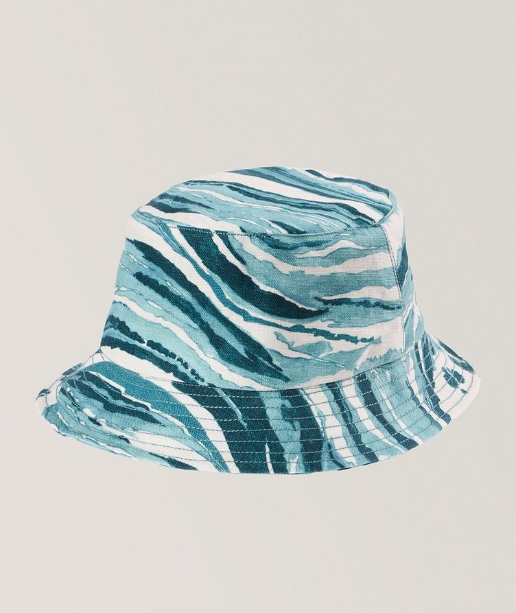 Maison Kitsuné Collaboration Boheme Wave Cotton Bucket Hat image 1