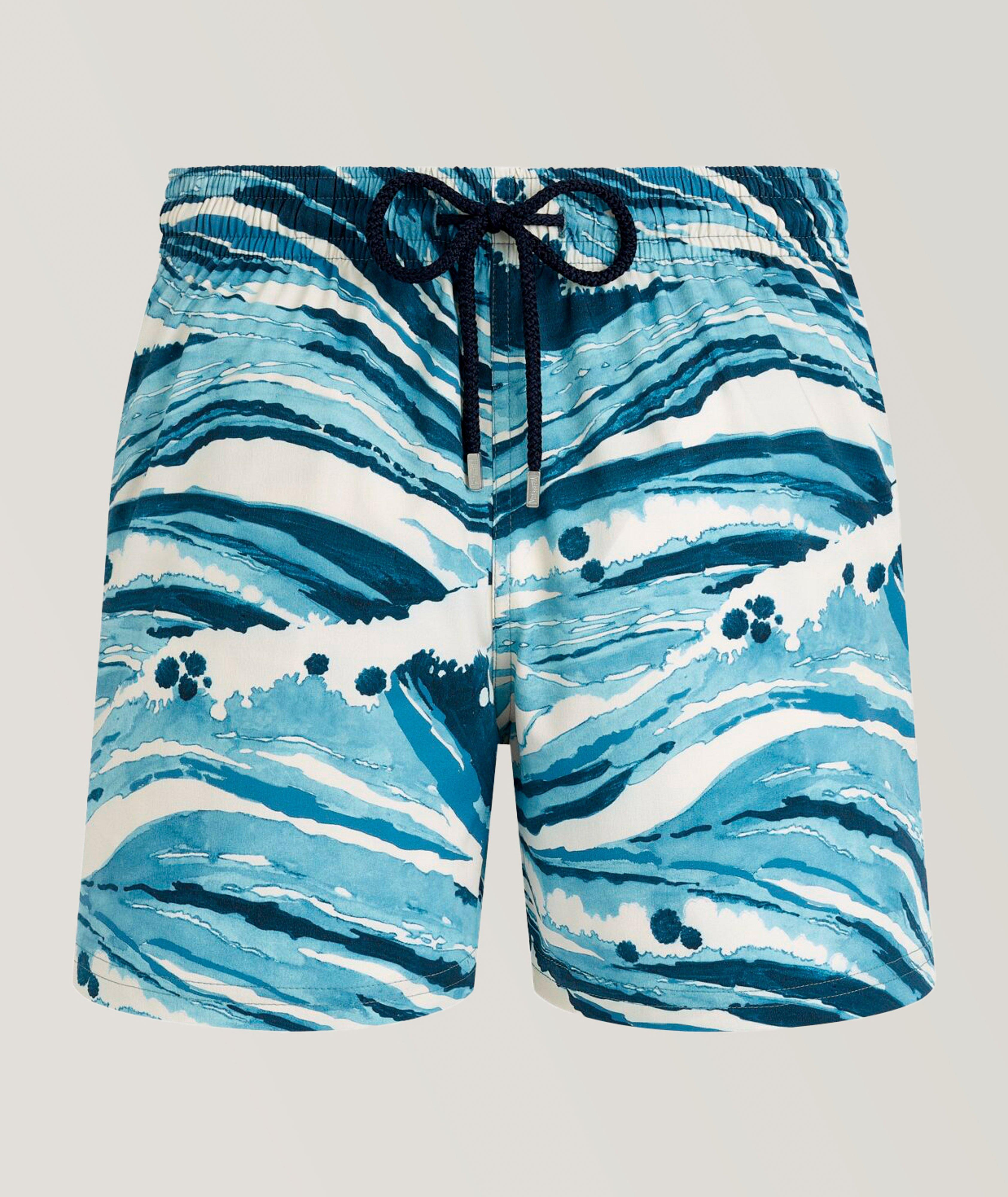 Vilebrequin Maison Kitsuné Collaboration Boheme Wave Swim Trunks 